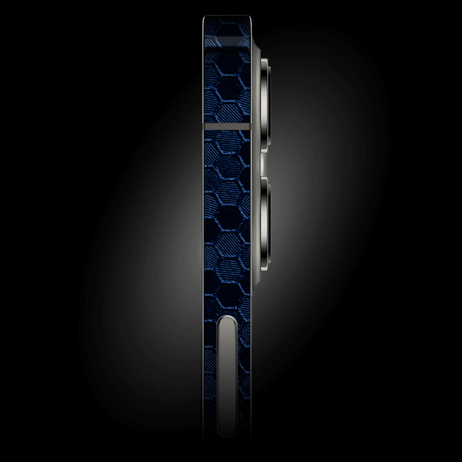 iPhone 13 LUXURIA Navy Blue HONEYCOMB 3D TEXTURED Skin - Image 2