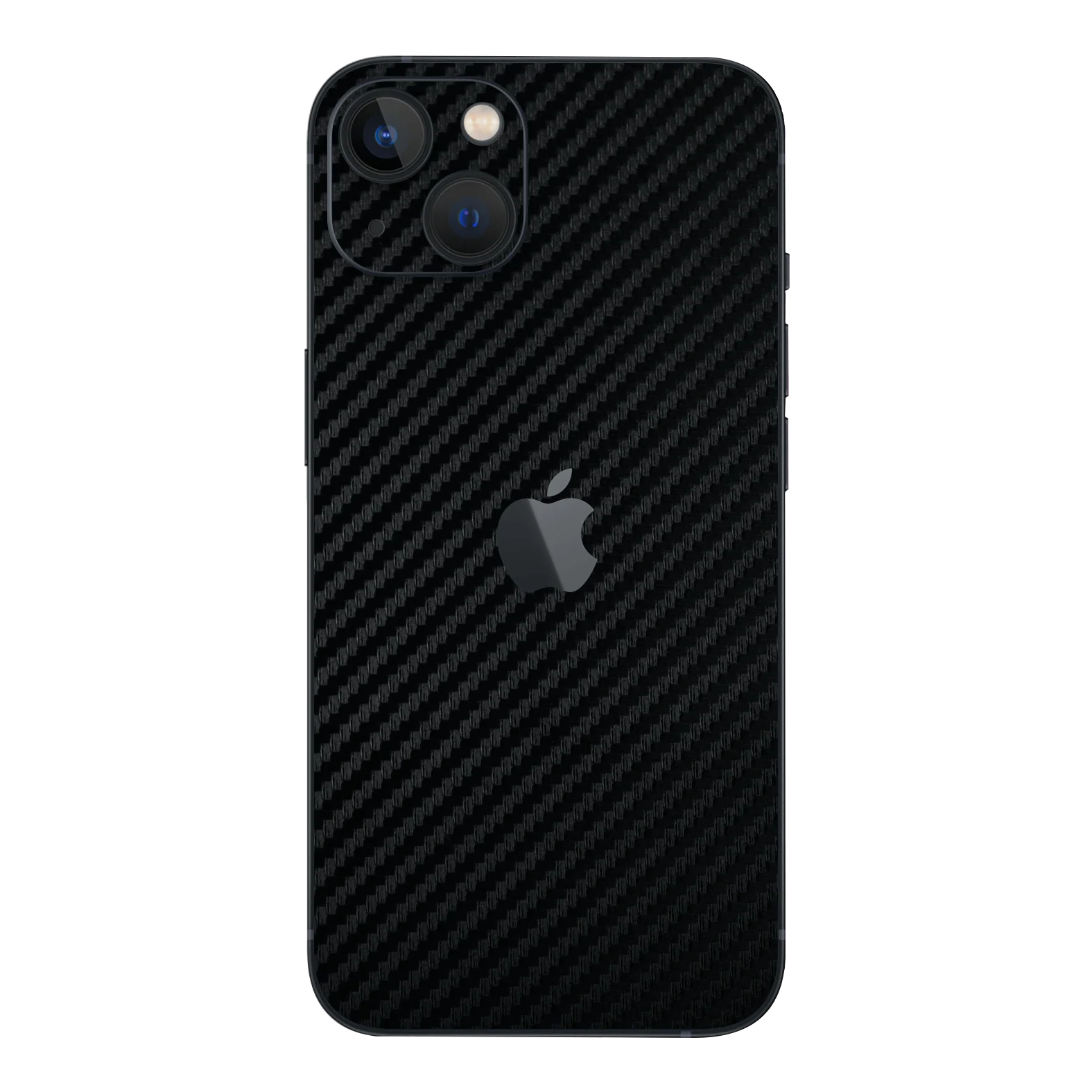 iPhone 13 MINI 3D Textured CARBON Fibre Skin - BLACK