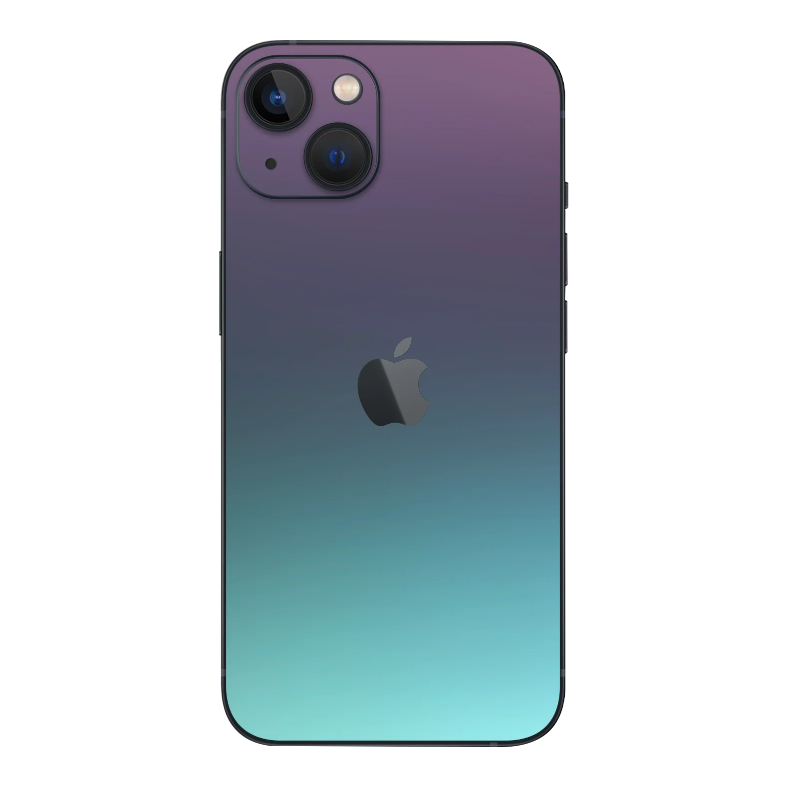 iPhone 13 MINI CHAMELEON TURQUOISE LAVENDER Matt Metallic Skin
