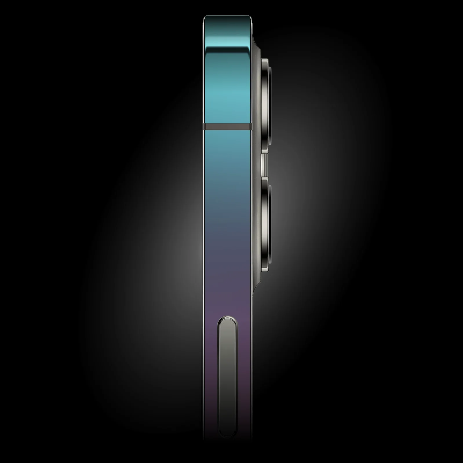 iPhone 13 MINI CHAMELEON TURQUOISE LAVENDER Matt Metallic Skin - Image 2