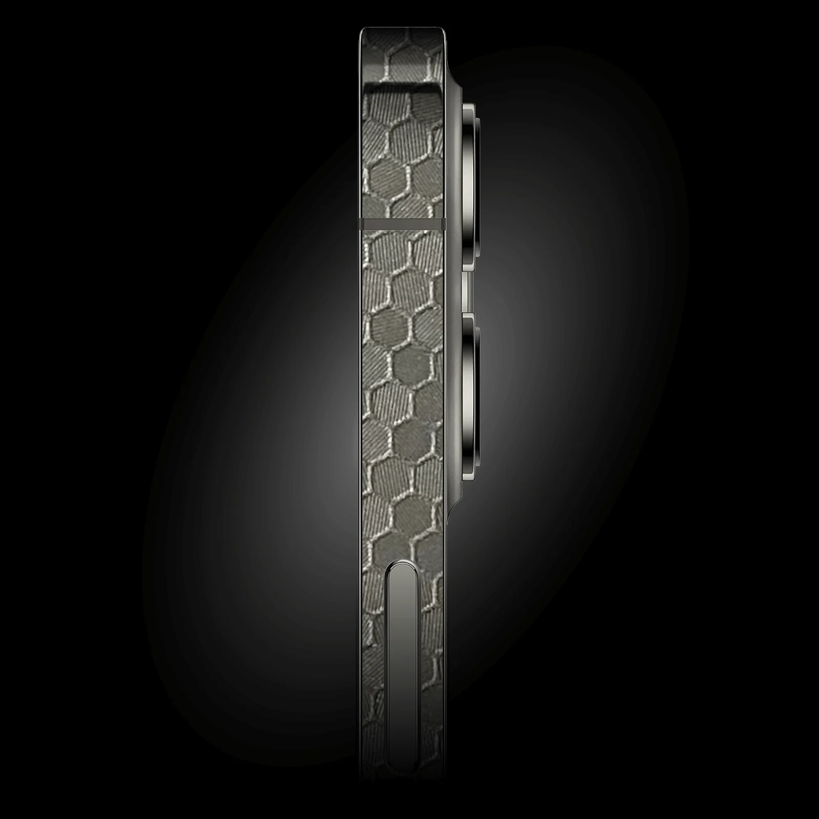 iPhone 13 MINI LUXURIA SILVER HONEYCOMB 3D TEXTURED Skin - Image 2