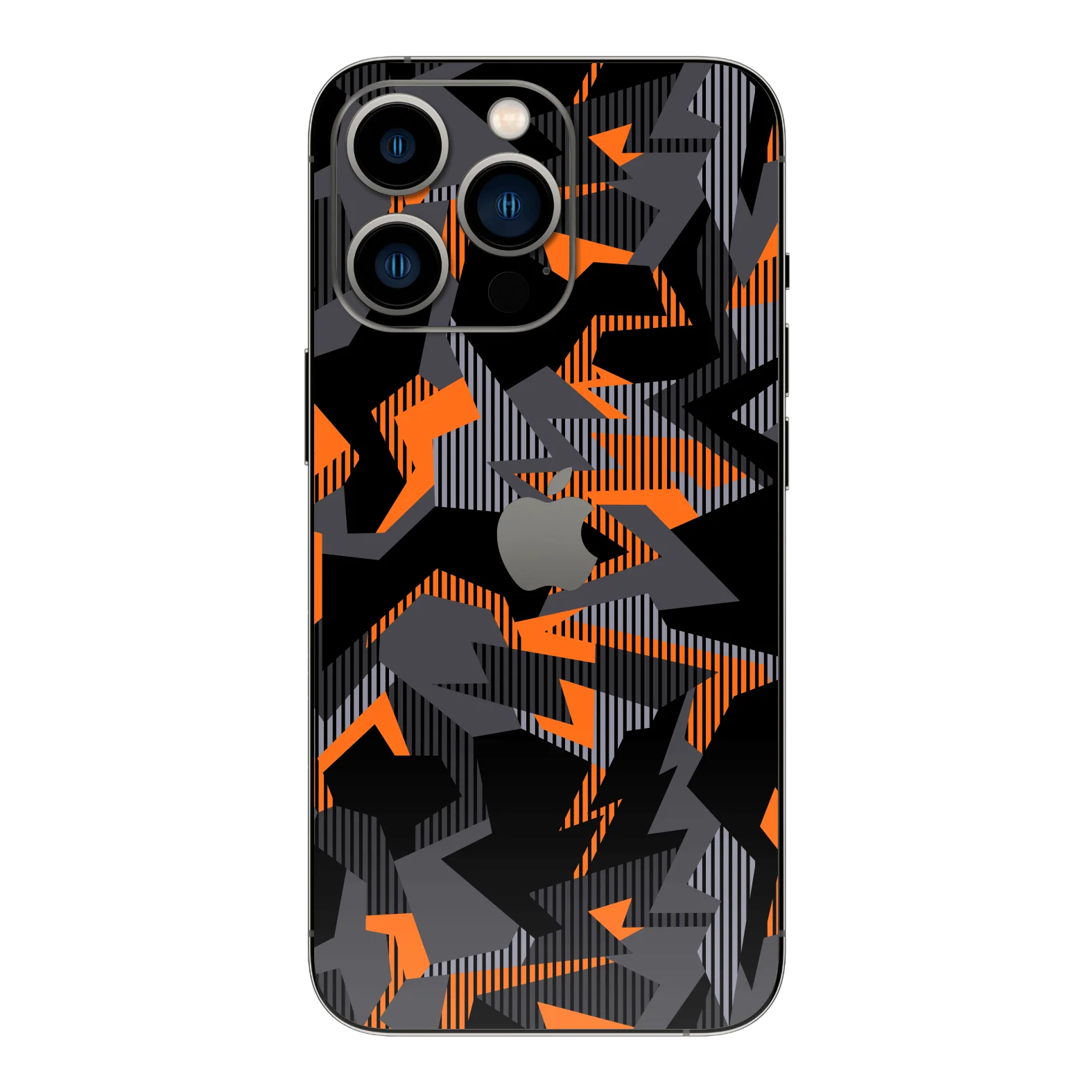 iPhone 13 PRO SIGNATURE Sharp-Edged Orange CAMO Skin