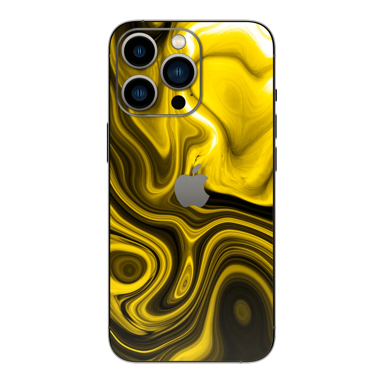 iPhone 13 PRO SIGNATURE Yellow and Black Mixture Skin