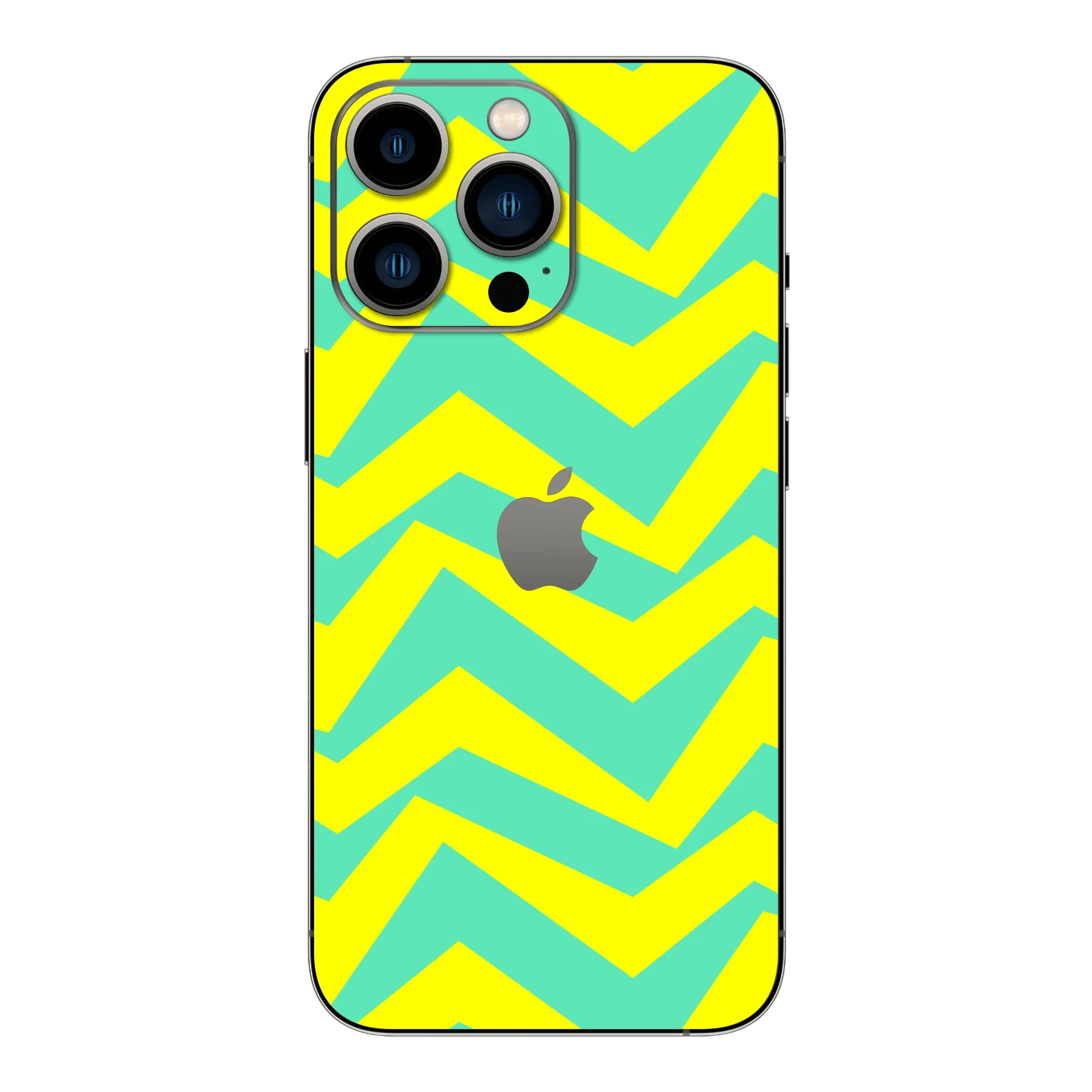 iPhone 13 PRO SIGNATURE ZigPop Yellow-Turquoise Skin