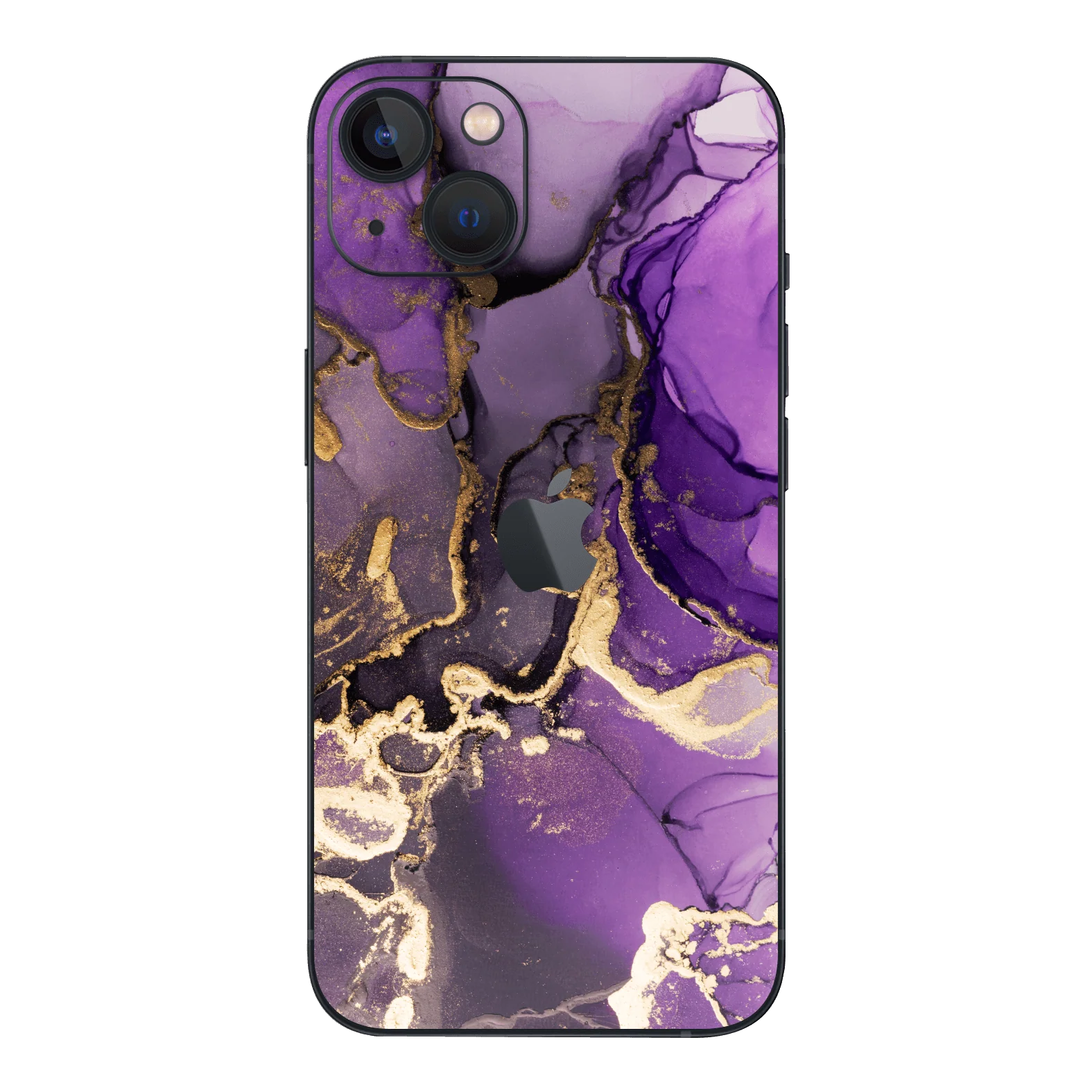 iPhone 13 SIGNATURE AGATE GEODE Purple-Gold Skin