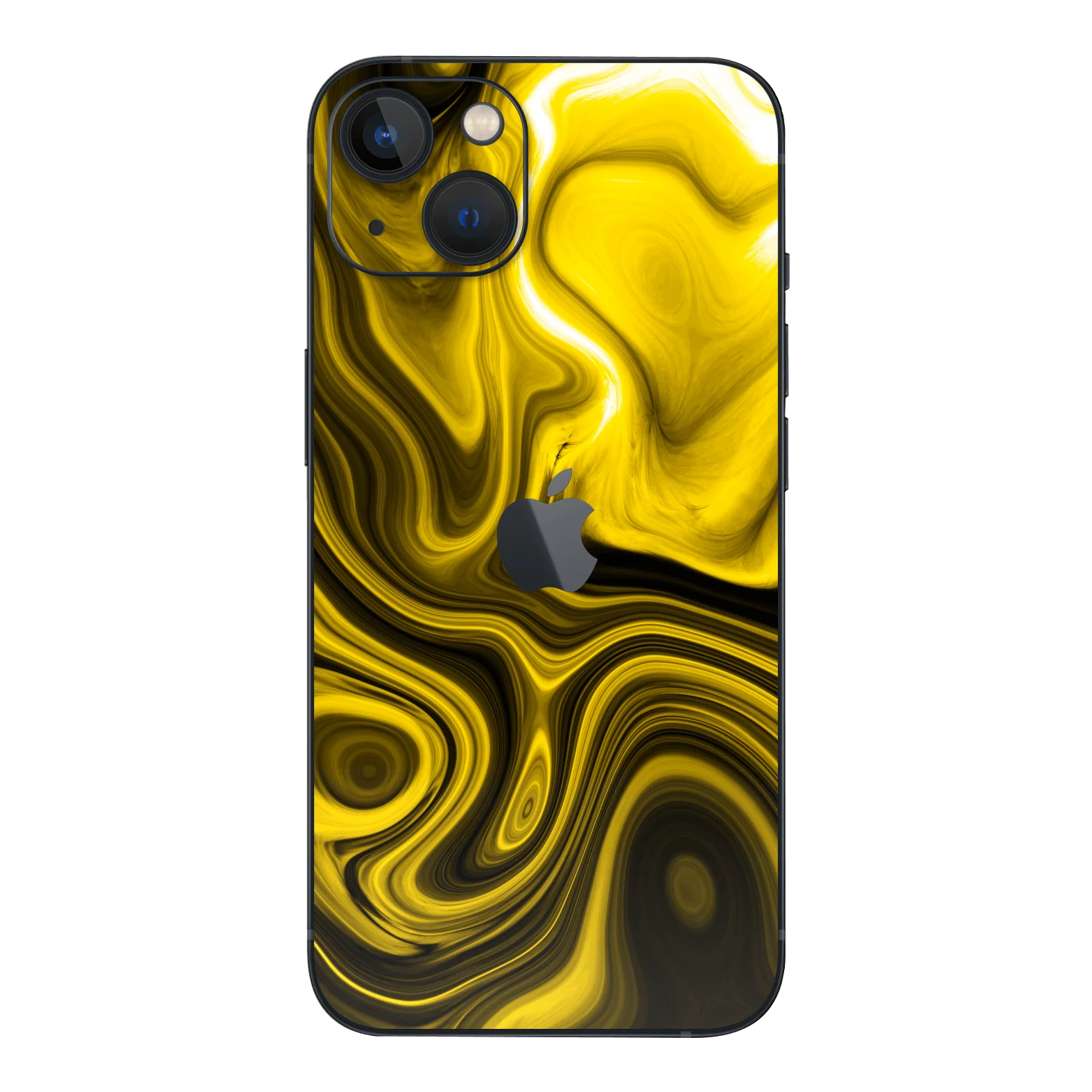 iPhone 13 SIGNATURE AGATE GEODE Yellow and Black Mixture Skin