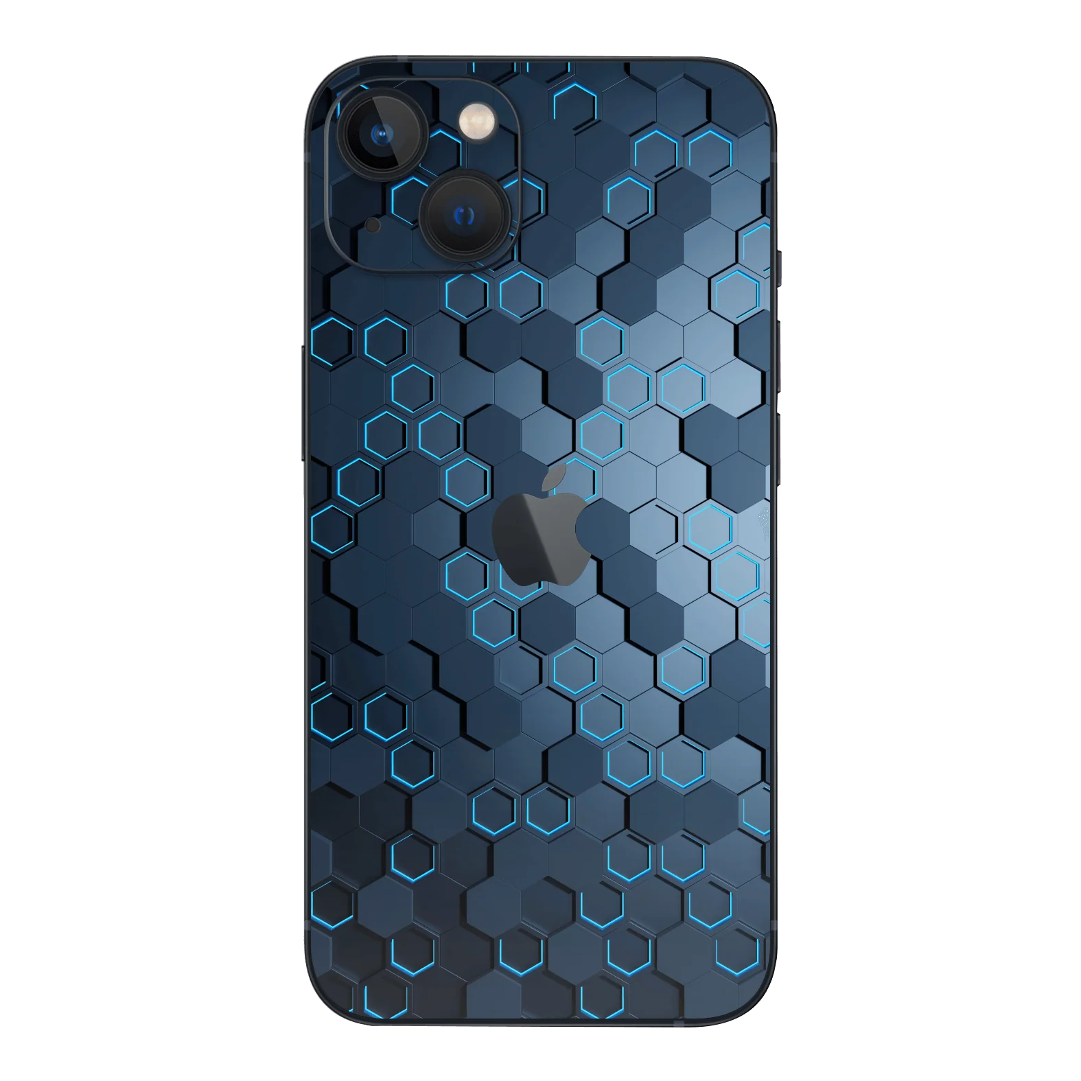 iPhone 13 SIGNATURE Blue Hexagon Skin