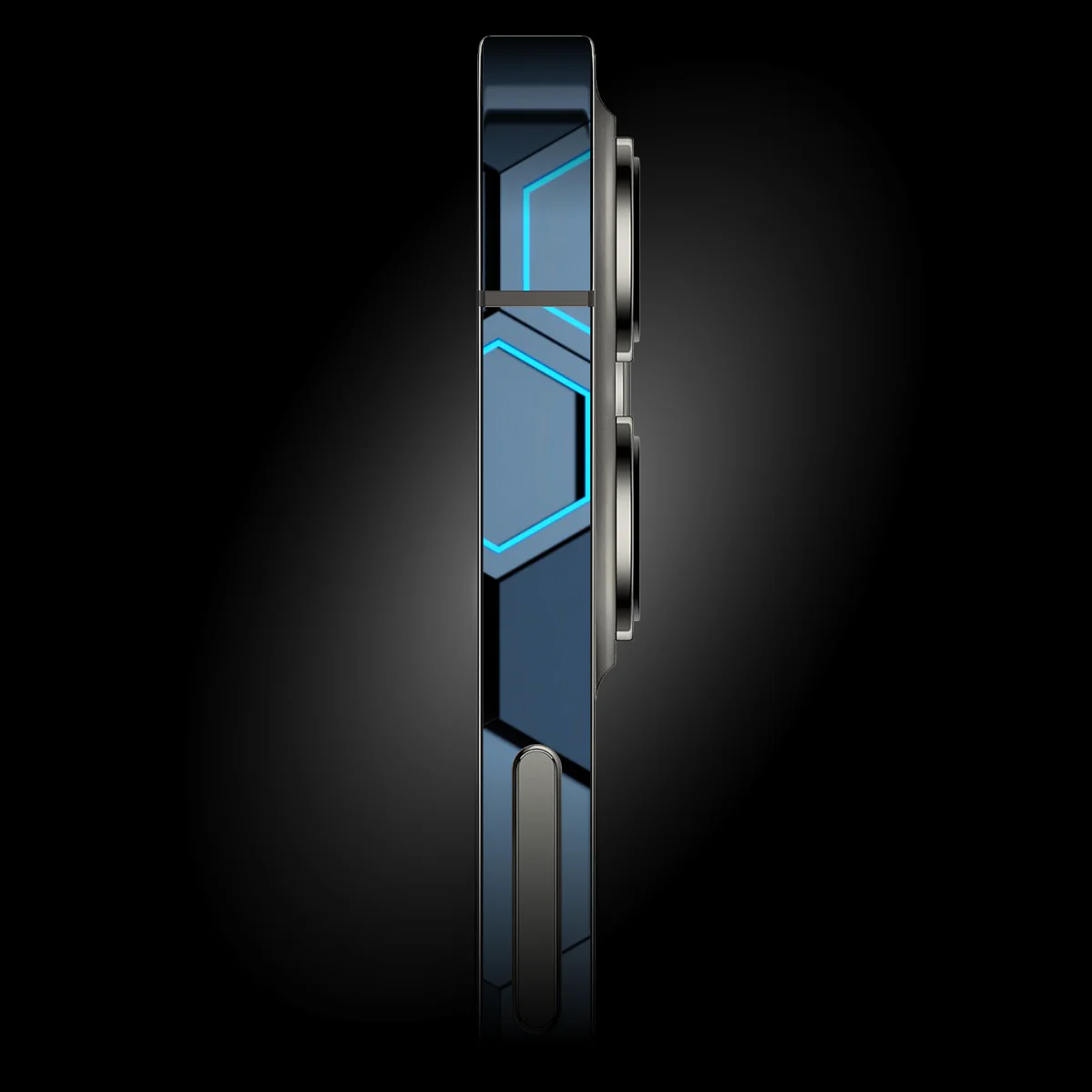 iPhone 13 SIGNATURE Blue Hexagon Skin - Image 2