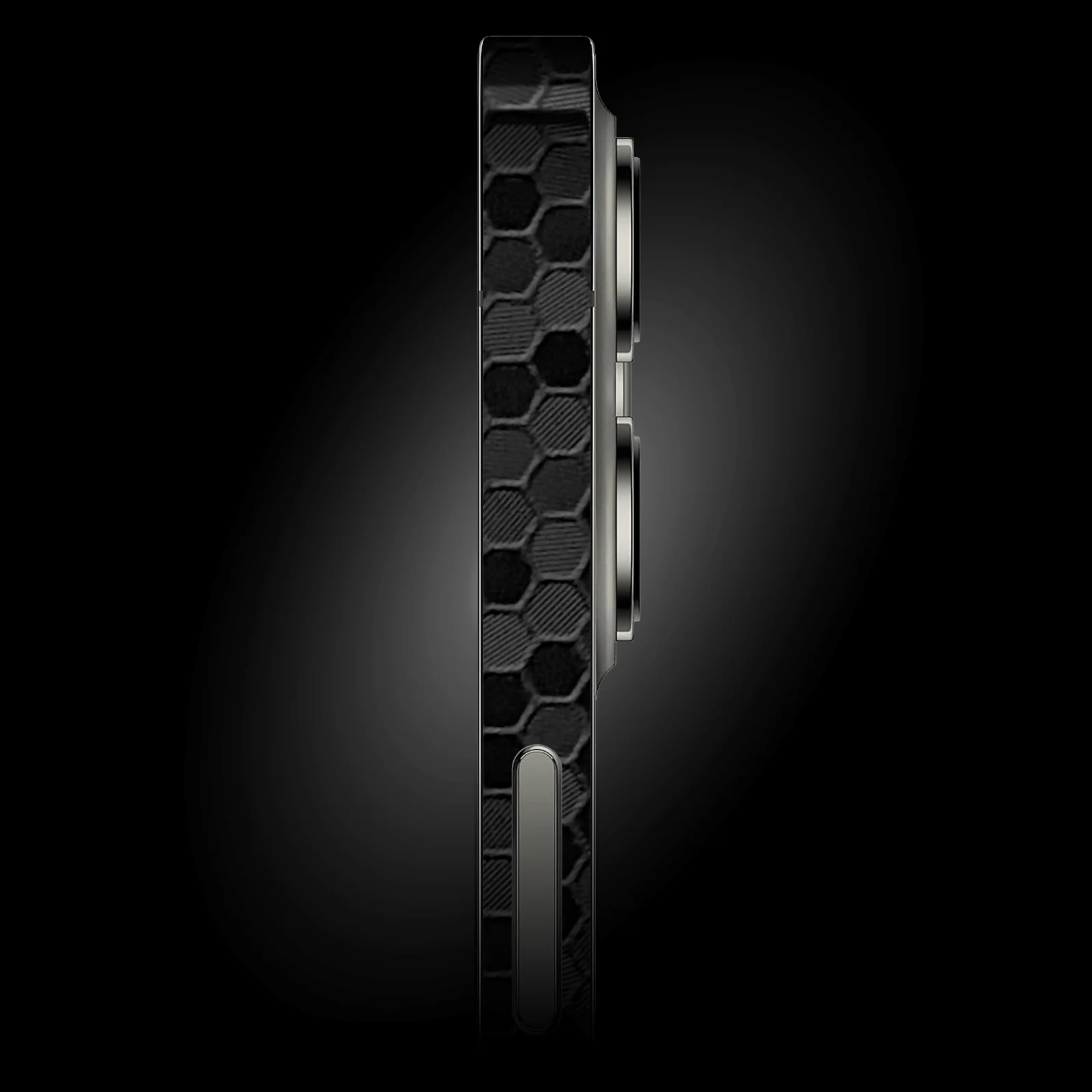 iPhone 14 LUXURIA BLACK HONEYCOMB 3D TEXTURED Skin - Image 2