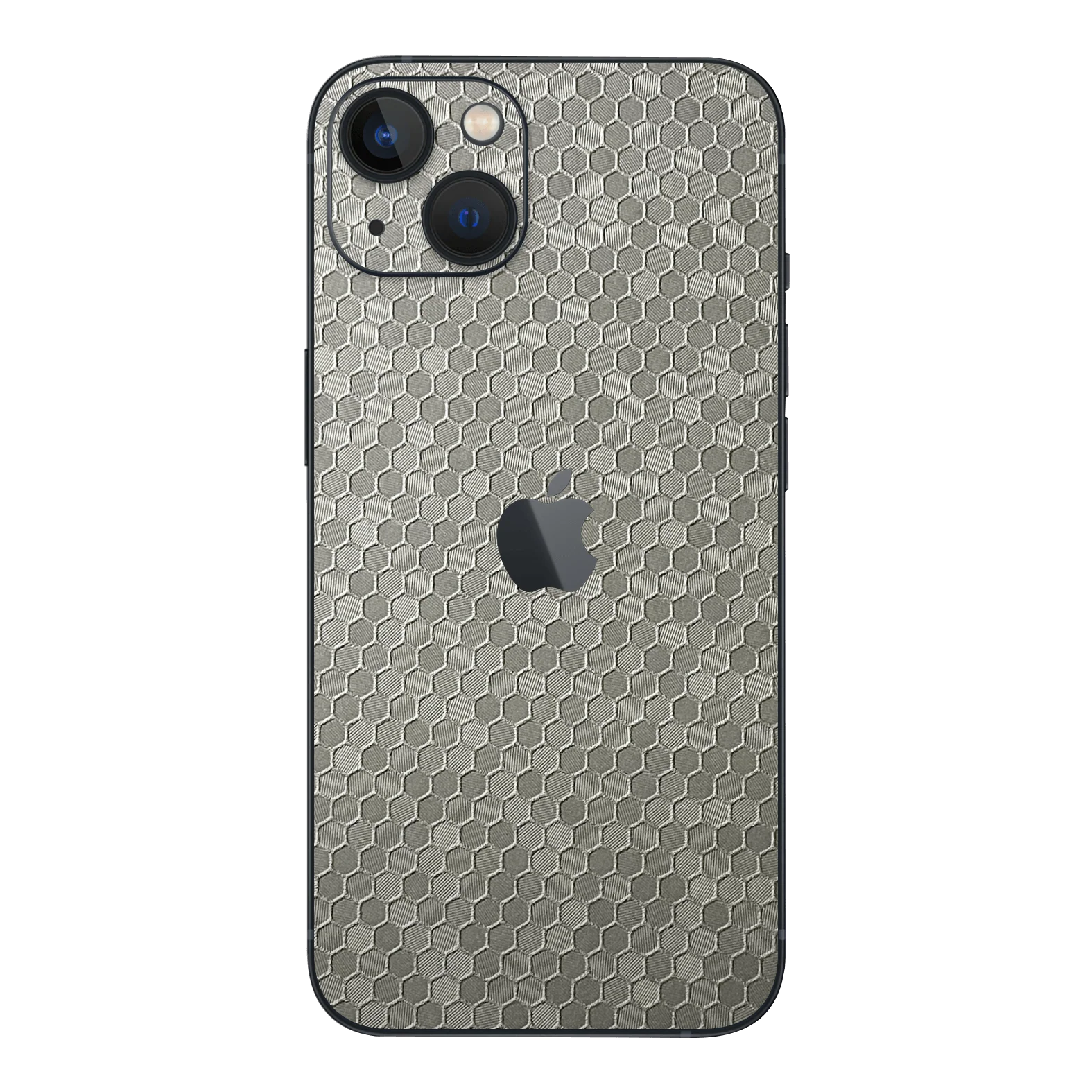 iPhone 14 LUXURIA SILVER HONEYCOMB 3D TEXTURED Skin