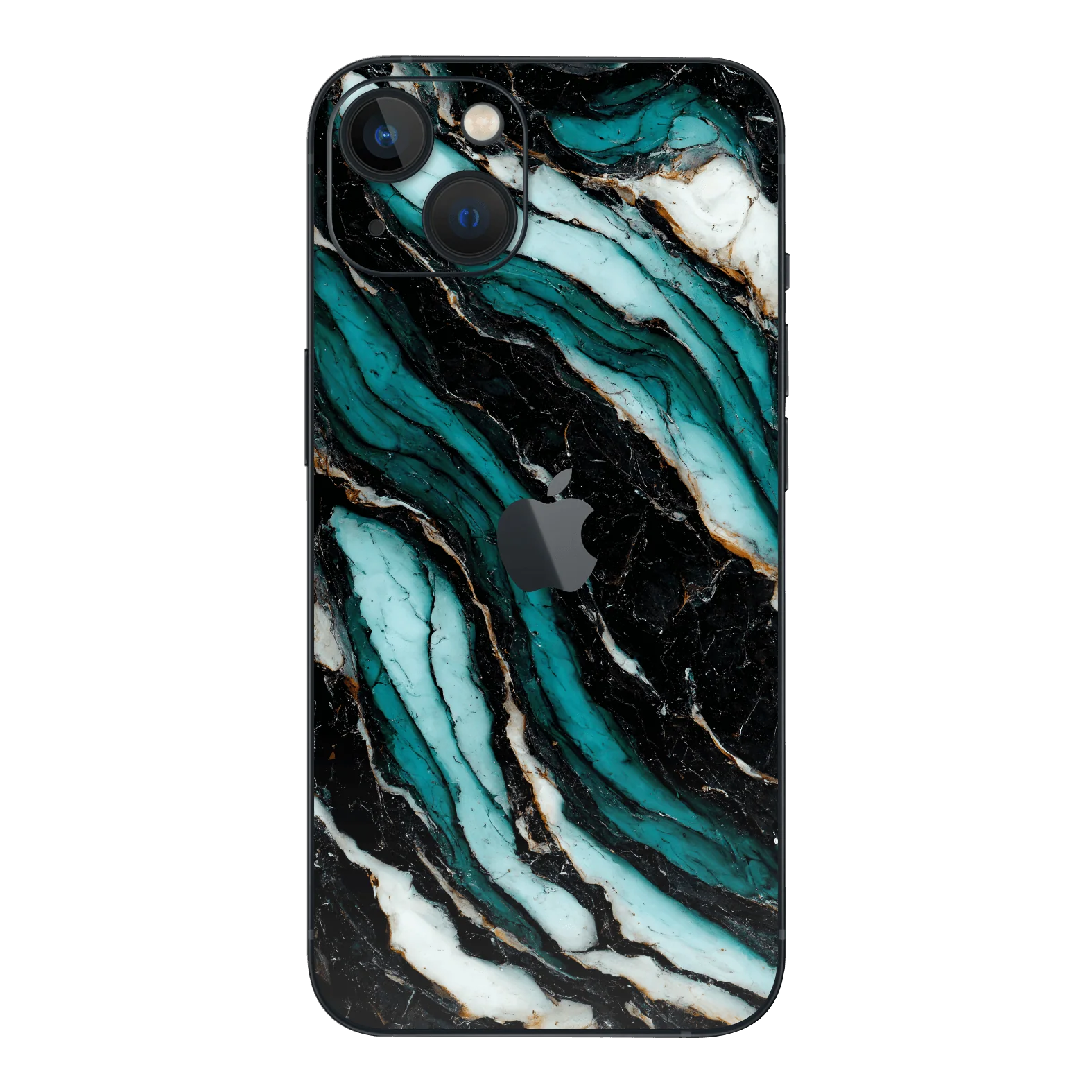 iPhone 14 Plus SIGNATURE AGATE GEODE Dark Turquoise Skin