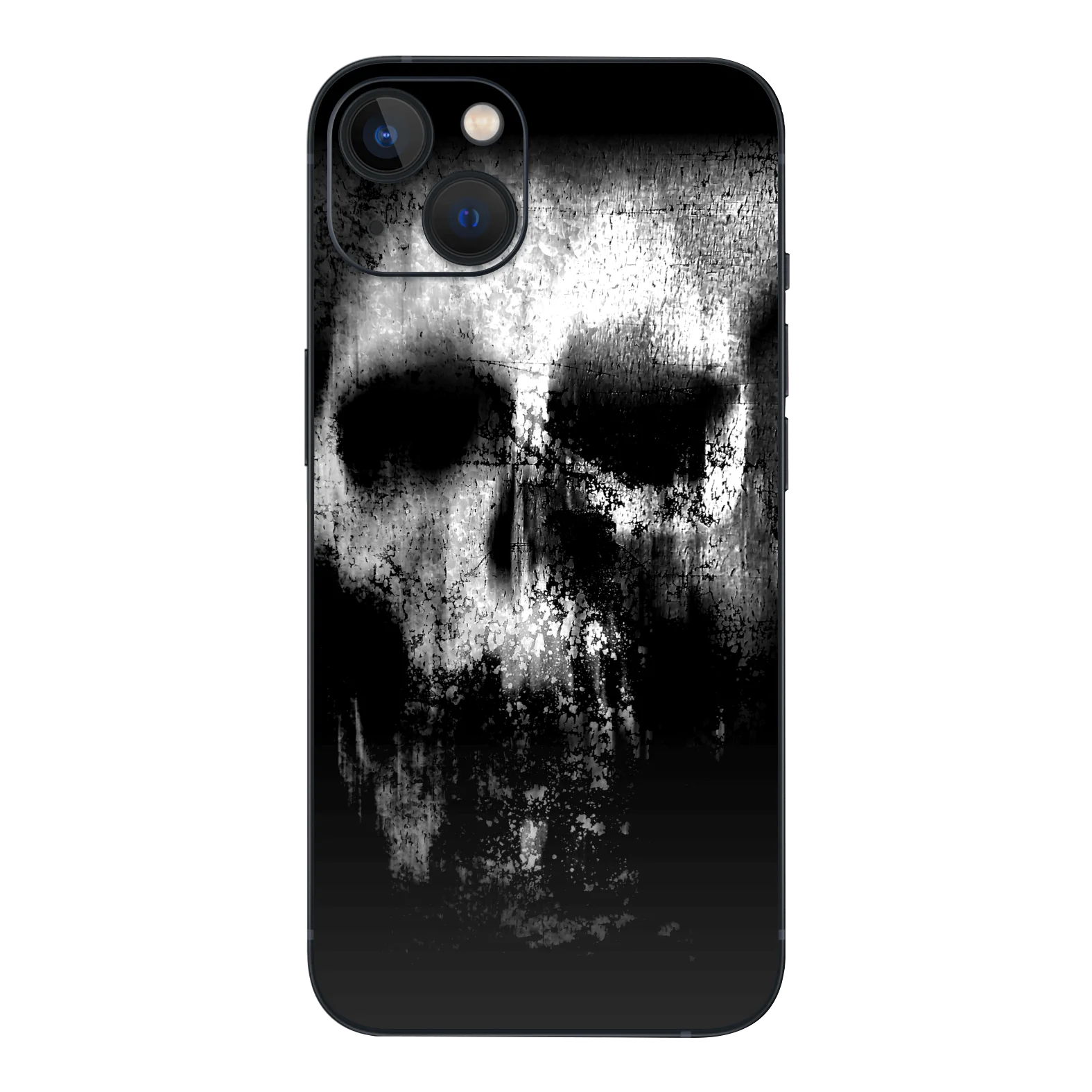 iPhone 14 Plus SIGNATURE Horror Black & White SKULL Skin