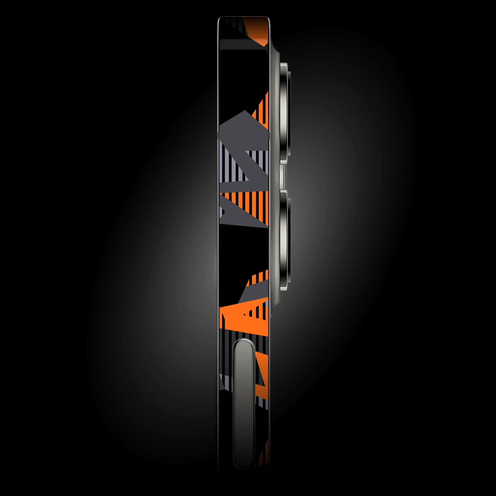 iPhone 14 Plus SIGNATURE Sharp-Edged Orange CAMO Skin - Image 2