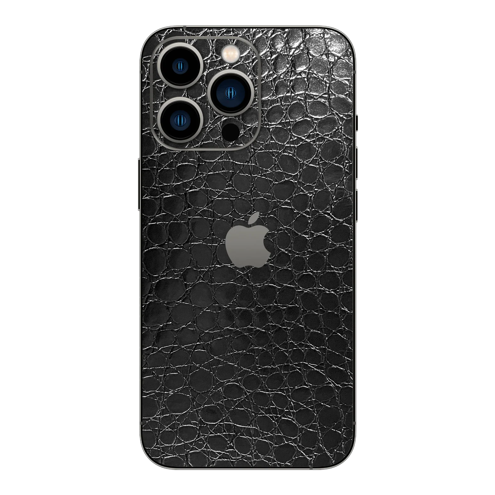 iPhone 14 PRO LUXURIA BLACK ALLIGATOR Leather Textured Skin