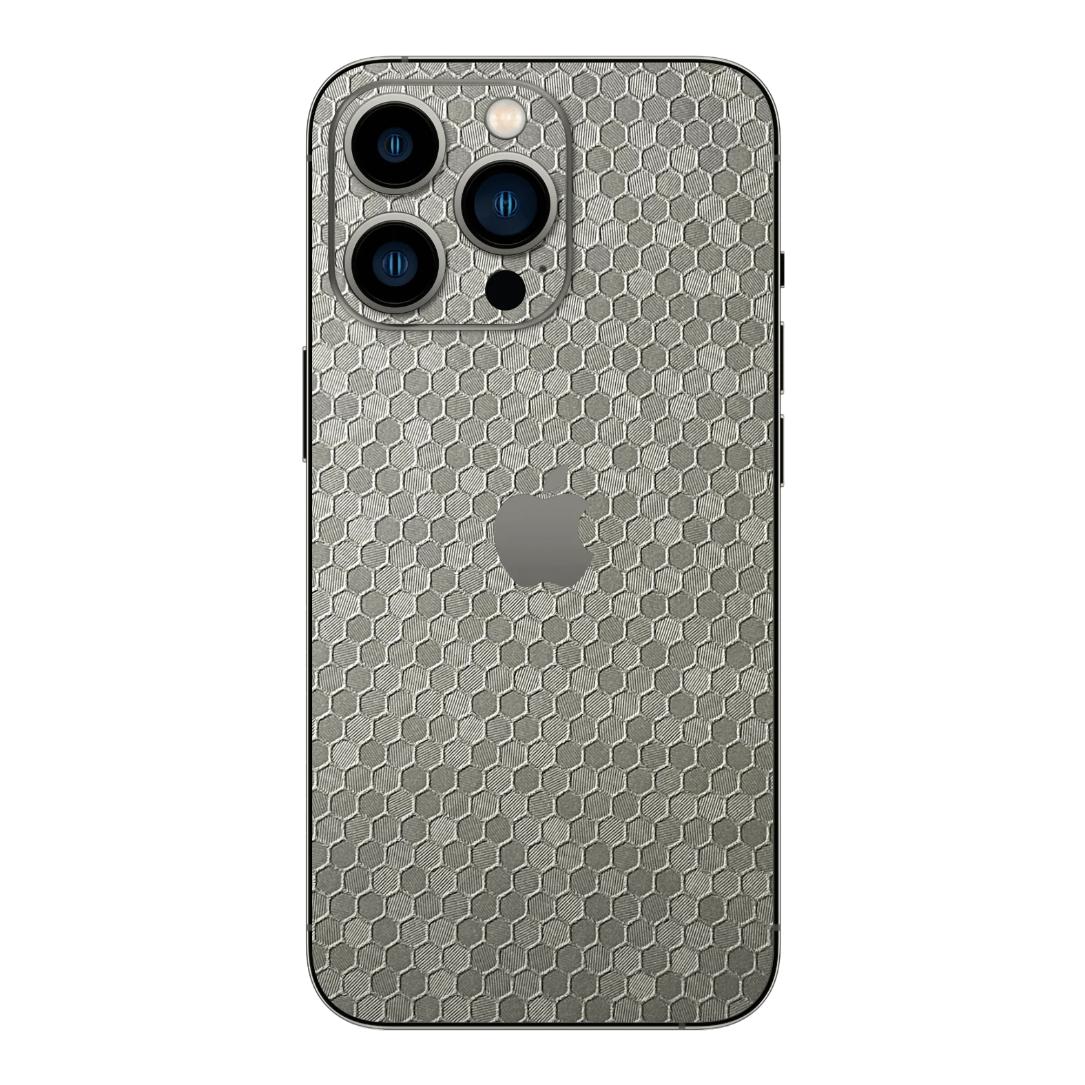 iPhone 14 Pro MAX LUXURIA SILVER HONEYCOMB 3D TEXTURED Skin