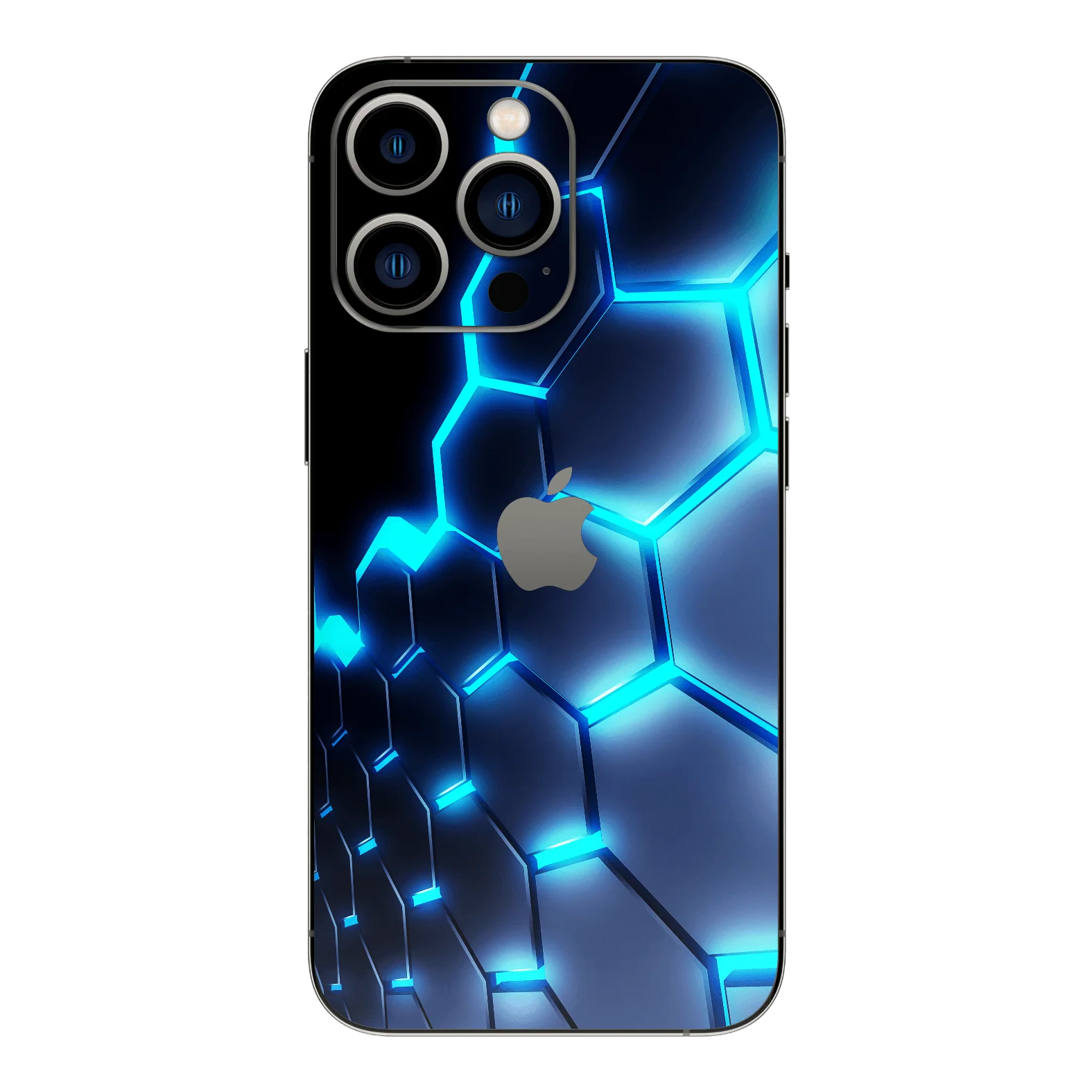 iPhone 14 Pro MAX SIGNATURE Abstract BLUE LAVA Skin
