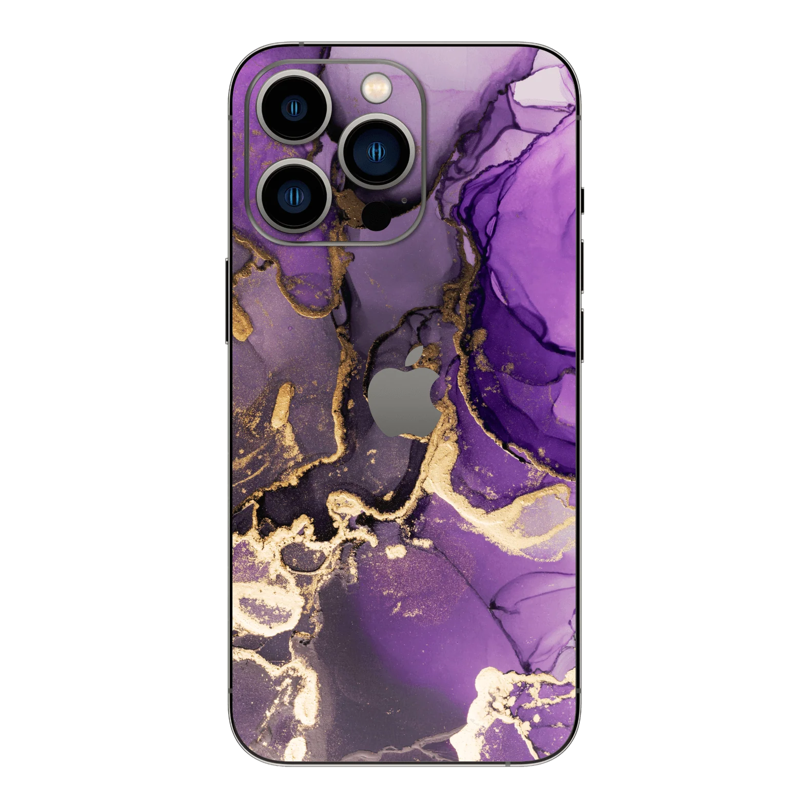 iPhone 14 PRO SIGNATURE AGATE GEODE Purple-Gold Skin