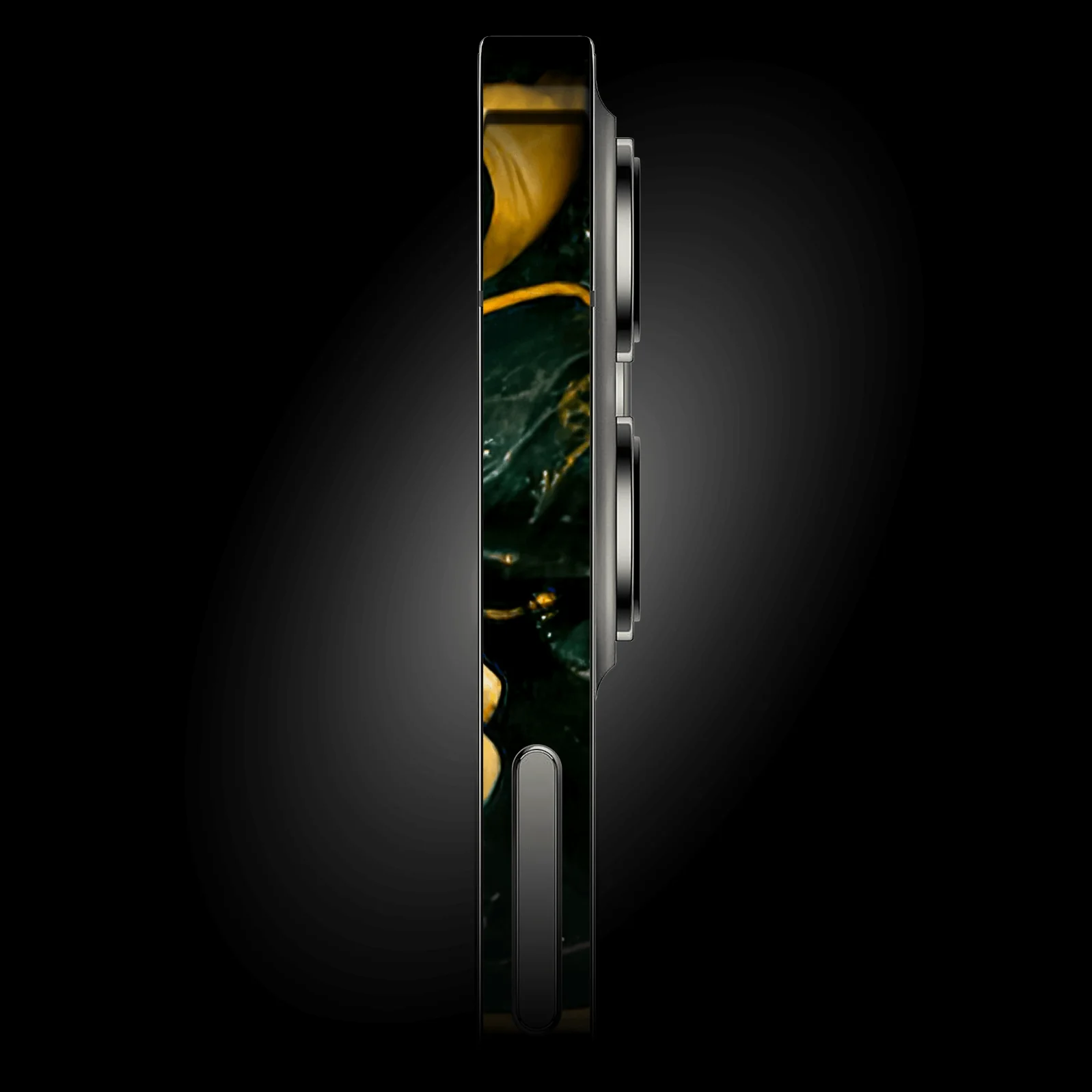 iPhone 14 SIGNATURE AGATE GEODE Royal Green-Gold Skin - Image 2