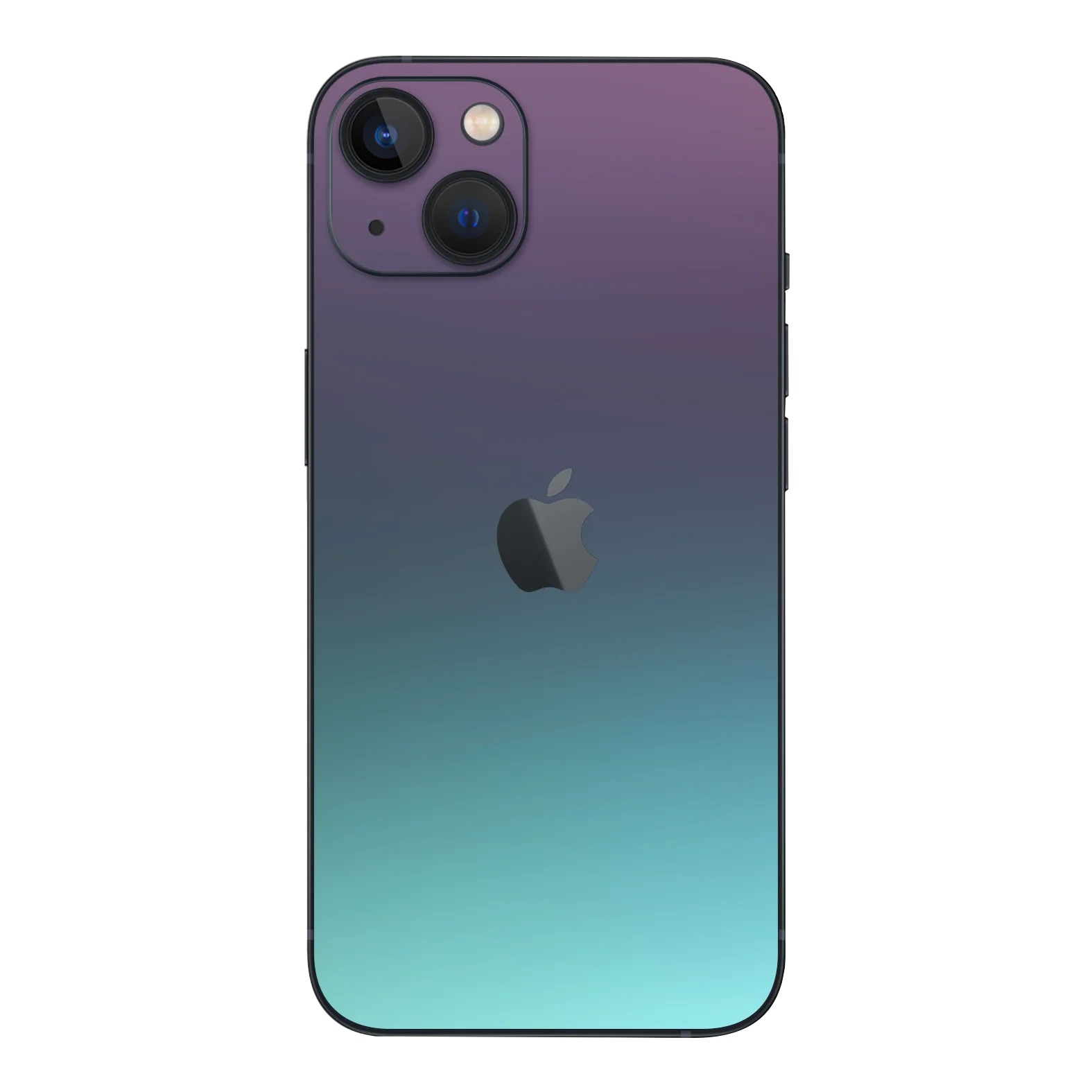 iPhone 15 Plus CHAMELEON TURQUOISE LAVENDER Matt Metallic Skin