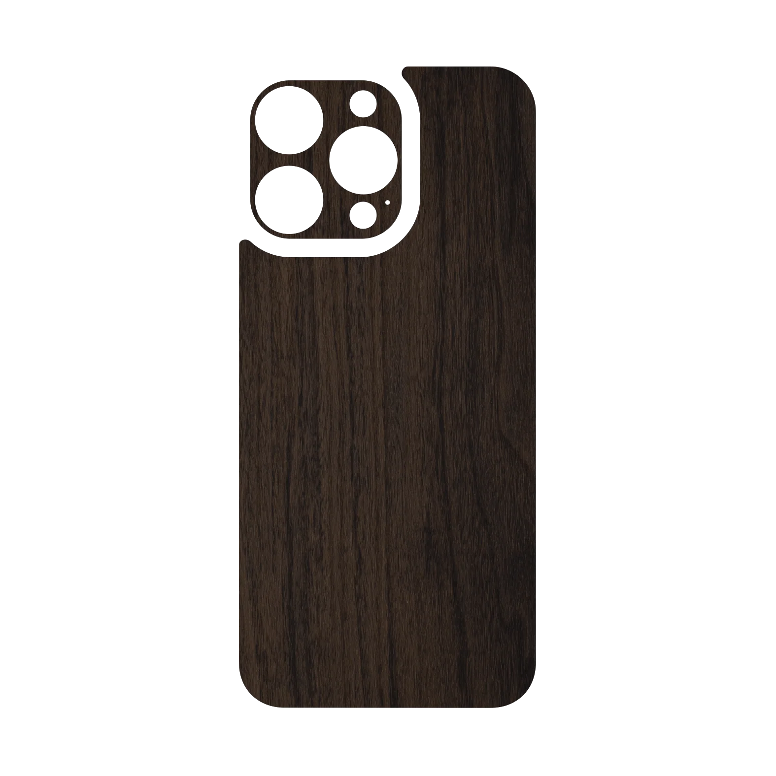 iPhone 15 Pro MAX Qcaze - LUXURIA Textured DARK WALNUT (Case + Skin Kit) - Image 3