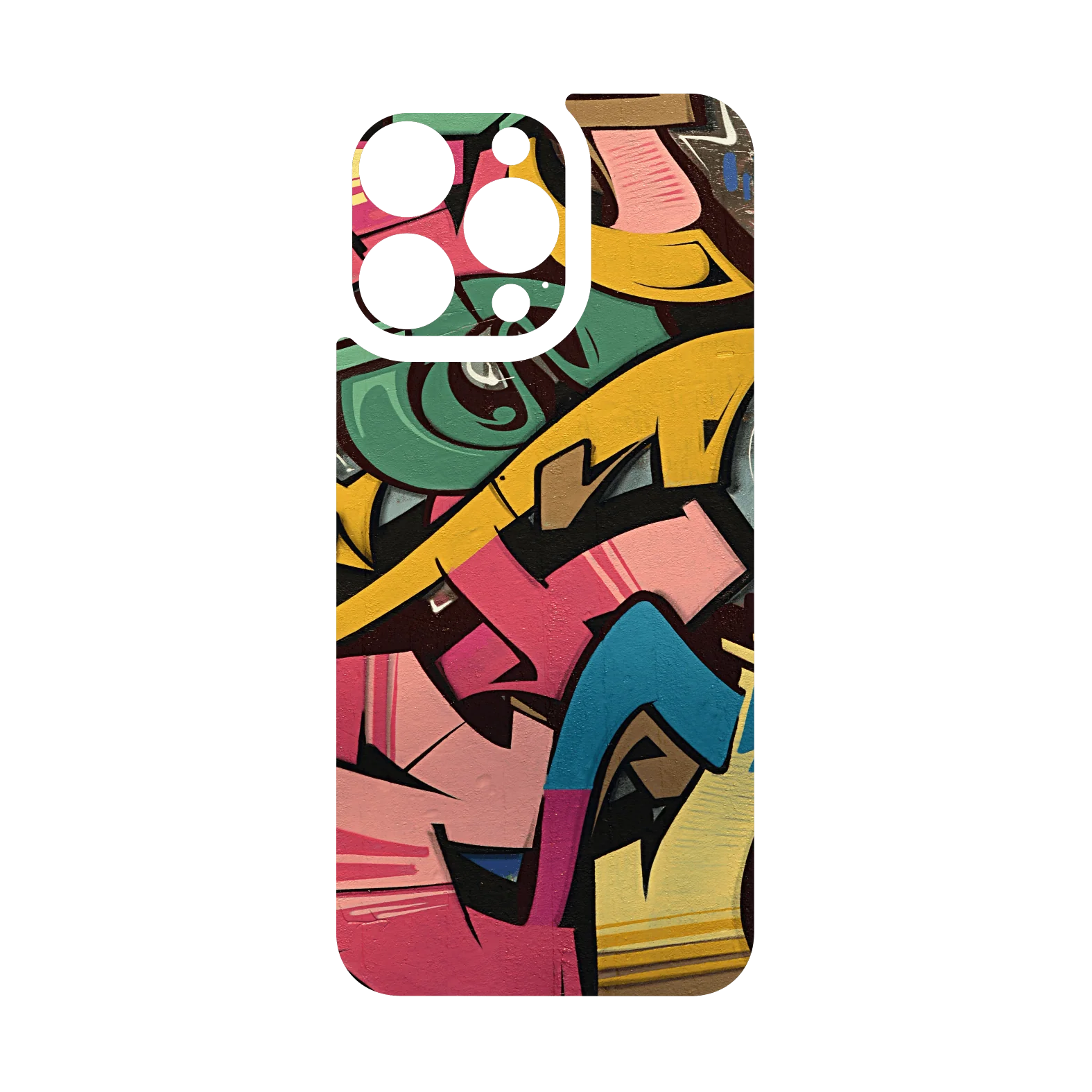 iPhone 15 Pro MAX Qcaze - SIGNATURE Vintage Street Art (Case + Skin Kit) - Image 3