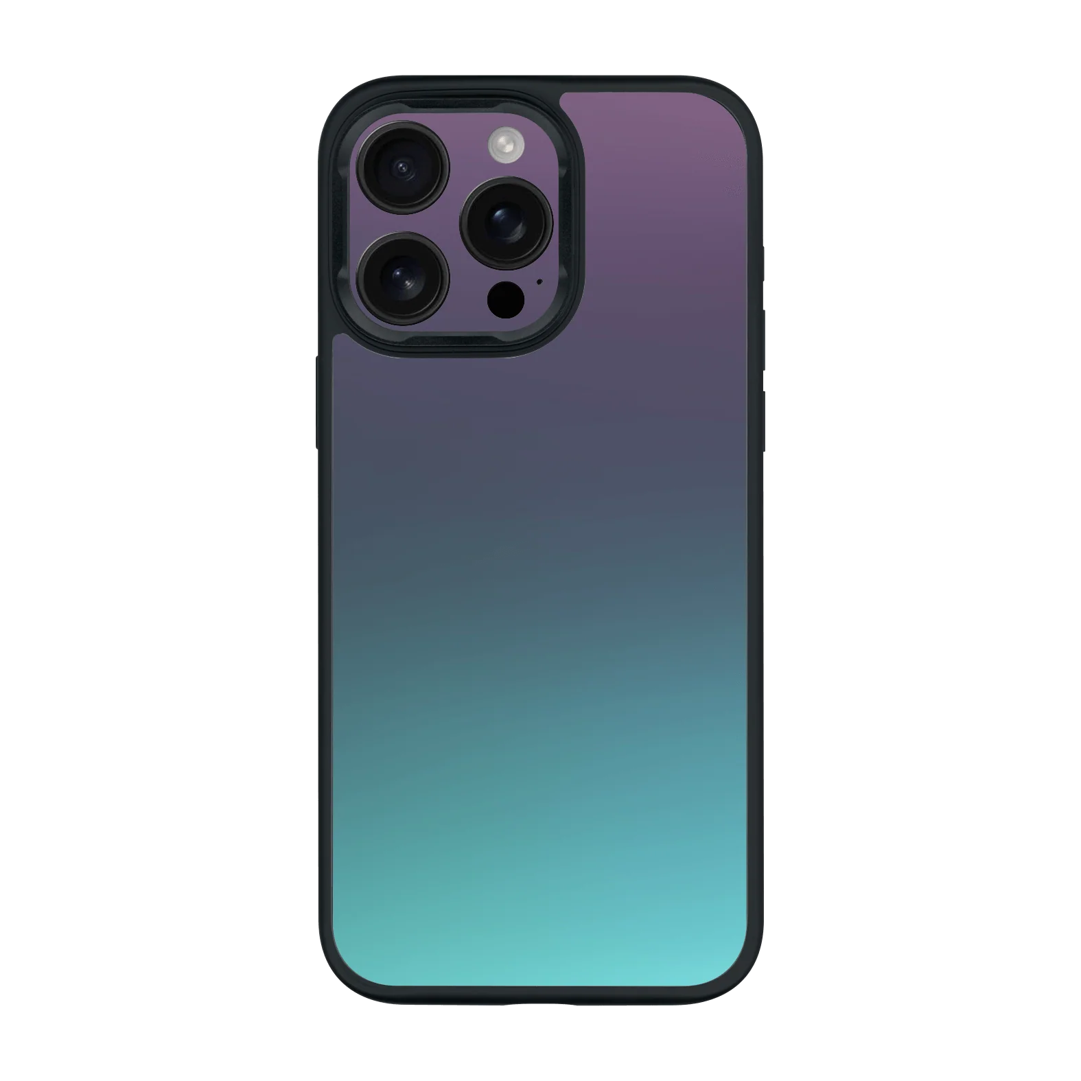 iPhone 15 PRO Qcaze - CHAMELEON TURQUOISE LAVENDER Matt Metallic (Case + Skin Kit)