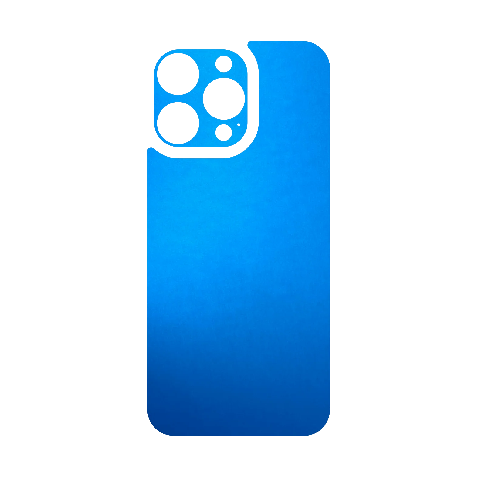 iPhone 15 PRO Qcaze - SATIN BLUE Metallic (Case + Skin Kit) - Image 3