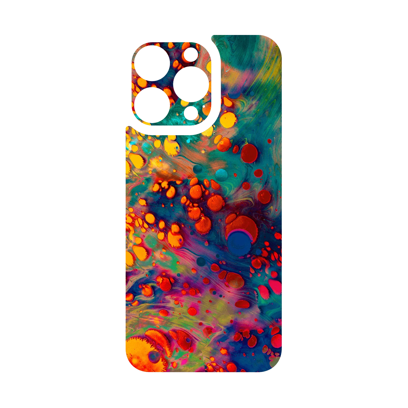 iPhone 15 PRO Qcaze - SIGNATURE Abstract Art Impression (Case + Skin Kit) - Image 3