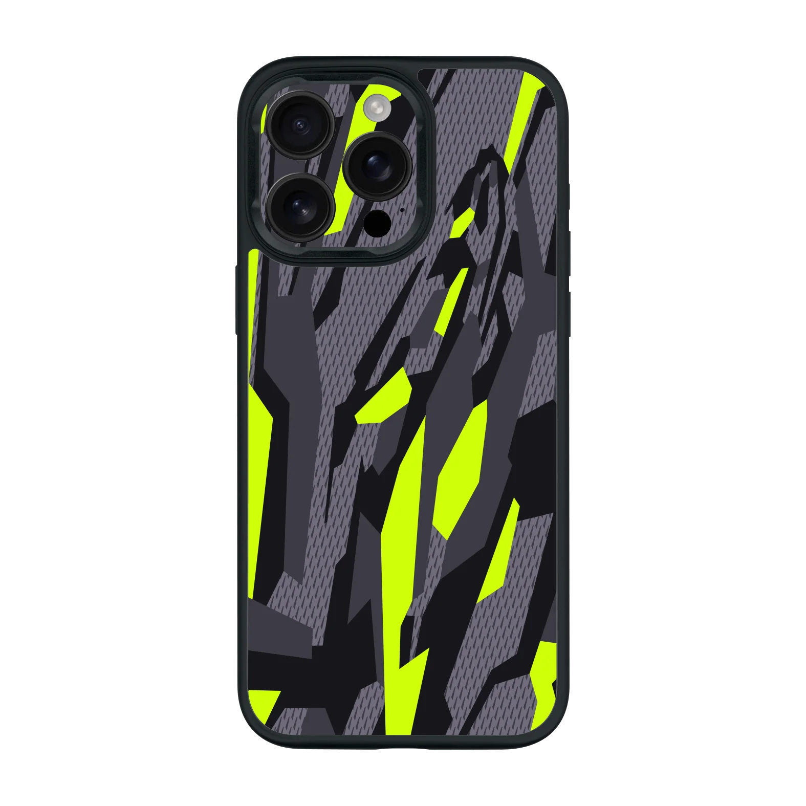 iPhone 15 PRO Qcaze - SIGNATURE Abstract Green CAMO (Case + Skin Kit)