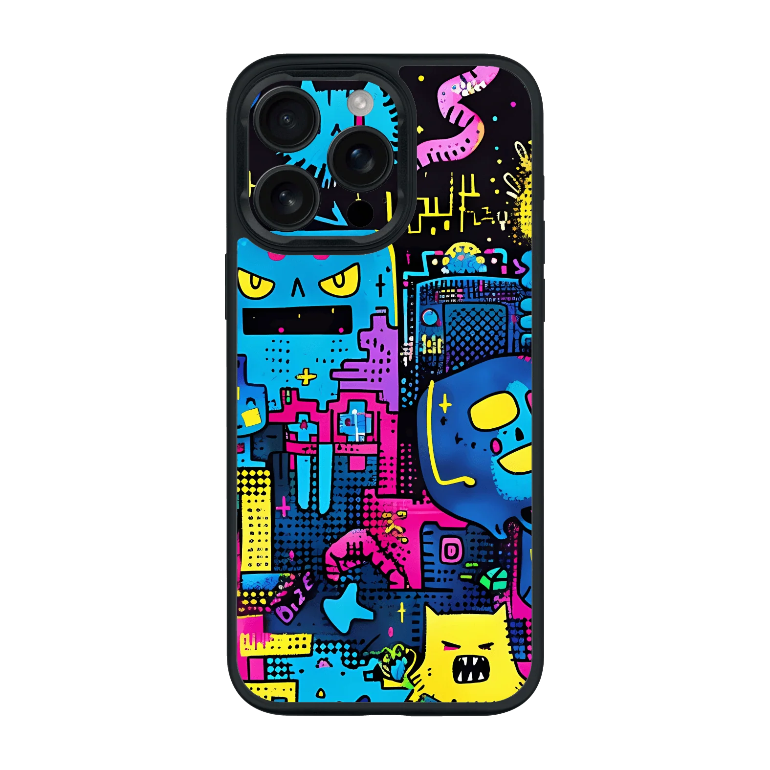 iPhone 15 PRO Qcaze - SIGNATURE Arcade Rave (Case + Skin Kit)