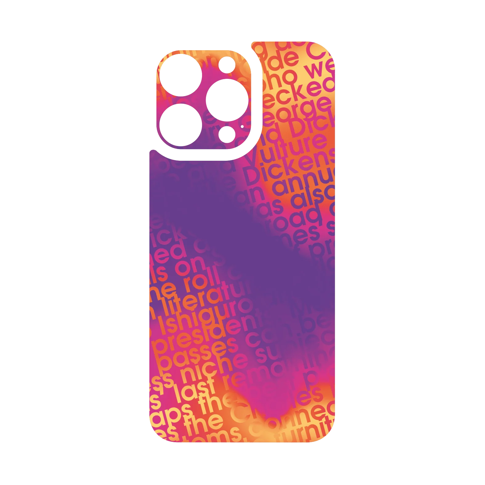 iPhone 15 PRO Qcaze - SIGNATURE Inferno Swirl (Case + Skin Kit) - Image 3