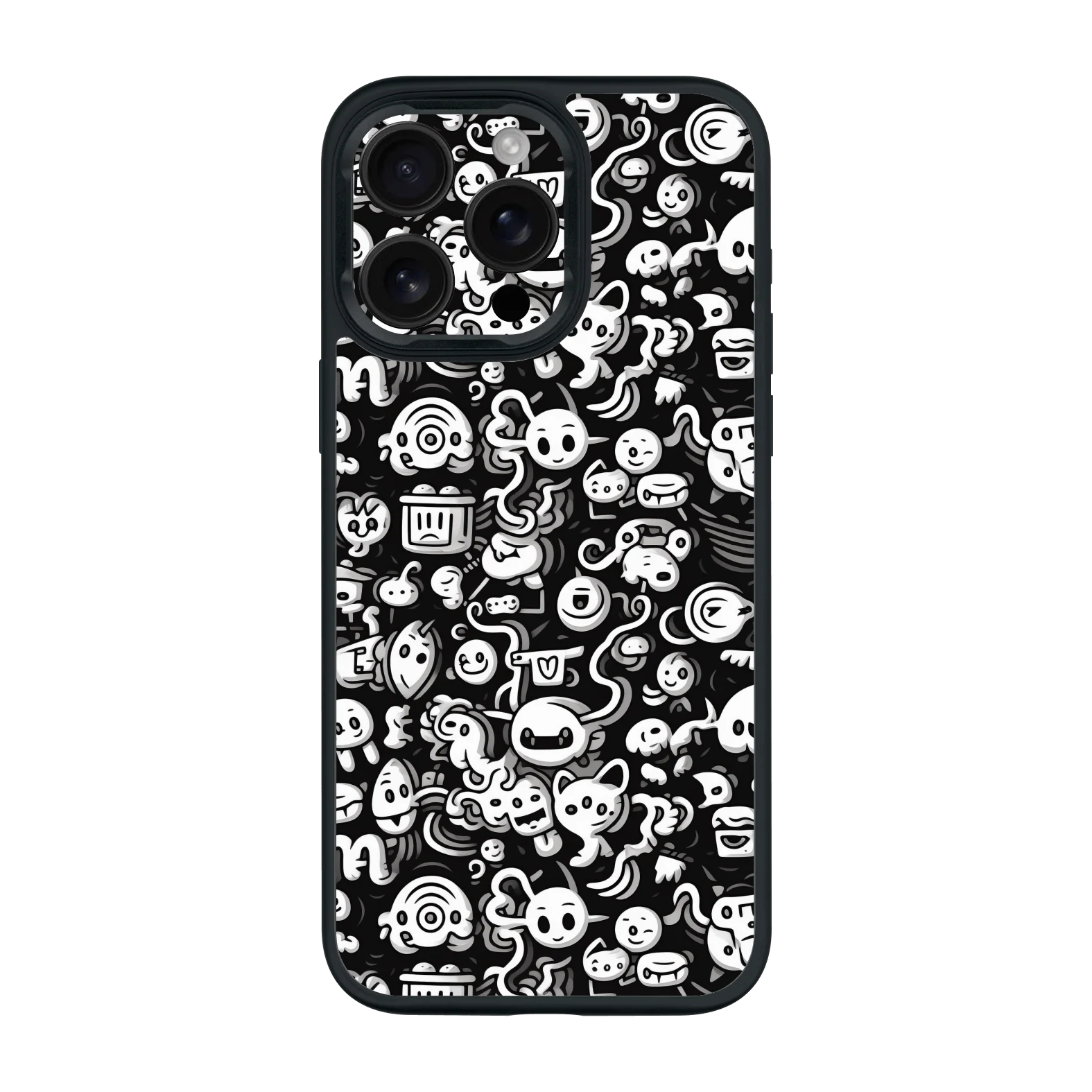 iPhone 15 PRO Qcaze - SIGNATURE Pictogram Party (Case + Skin Kit)