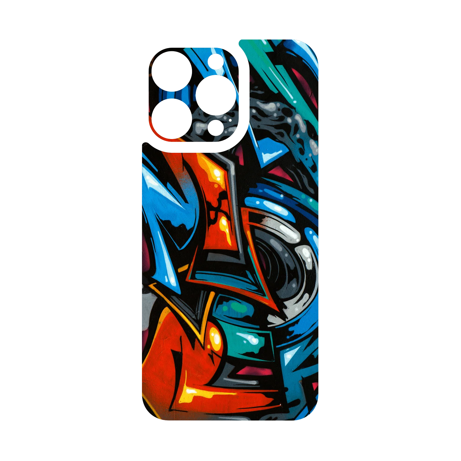iPhone 15 PRO Qcaze - SIGNATURE Street Art Graffiti (Case + Skin Kit) - Image 3
