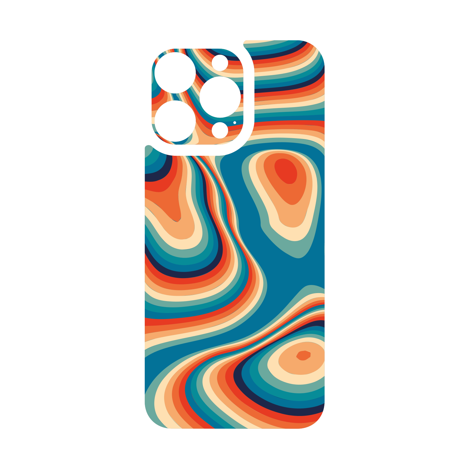iPhone 15 PRO Qcaze - SIGNATURE Swirltro (Case + Skin Kit) - Image 3