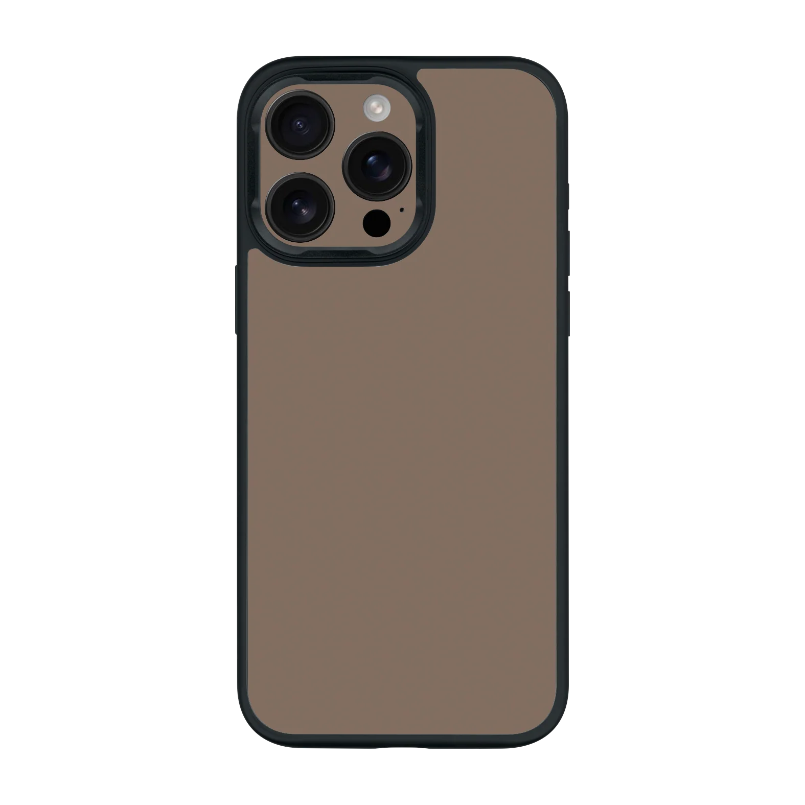 iPhone 15 PRO Qcaze - Soft-Touch MOCHA Taupe StealthMatte (Case + Skin Kit)