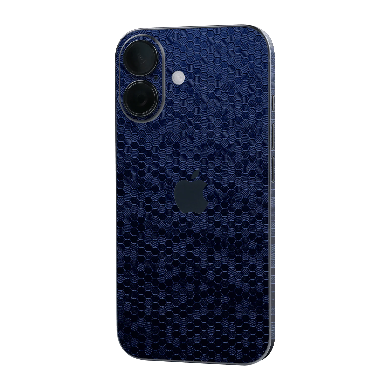 iPhone 16 LUXURIA Navy Blue HONEYCOMB 3D TEXTURED Skin