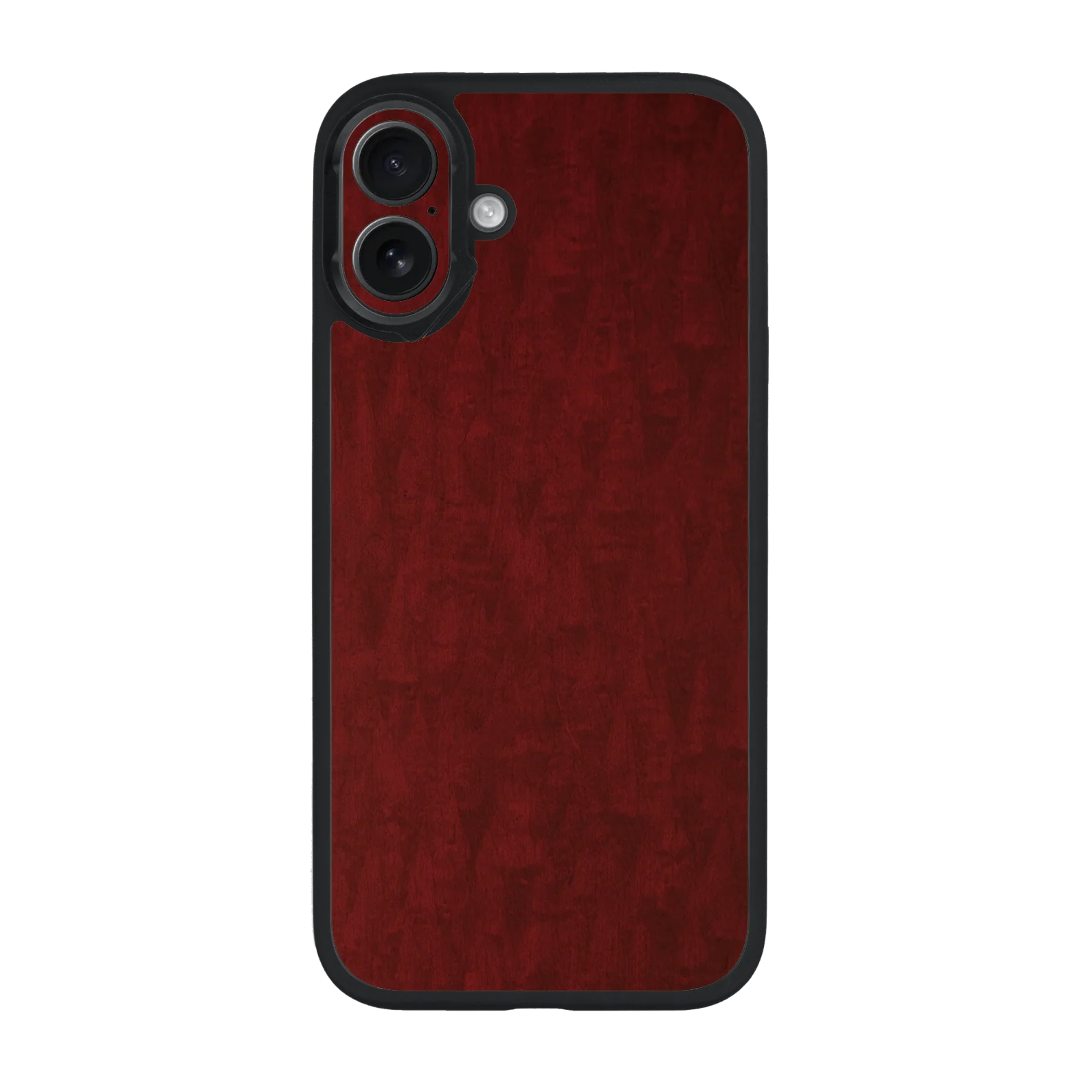 iPhone 16 Plus Qcaze - LUXURIA Scarlet Satin Wood (Case + Skin Kit)