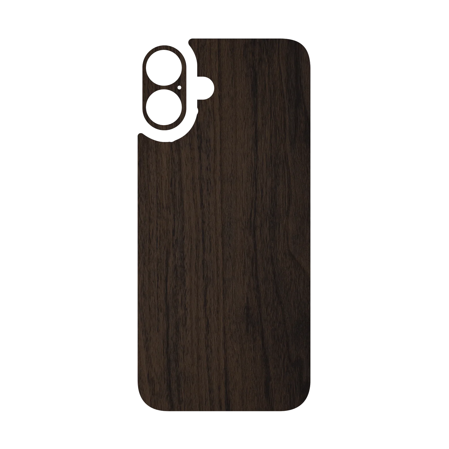 iPhone 16 Plus Qcaze - LUXURIA Textured DARK WALNUT (Case + Skin Kit) - Image 3
