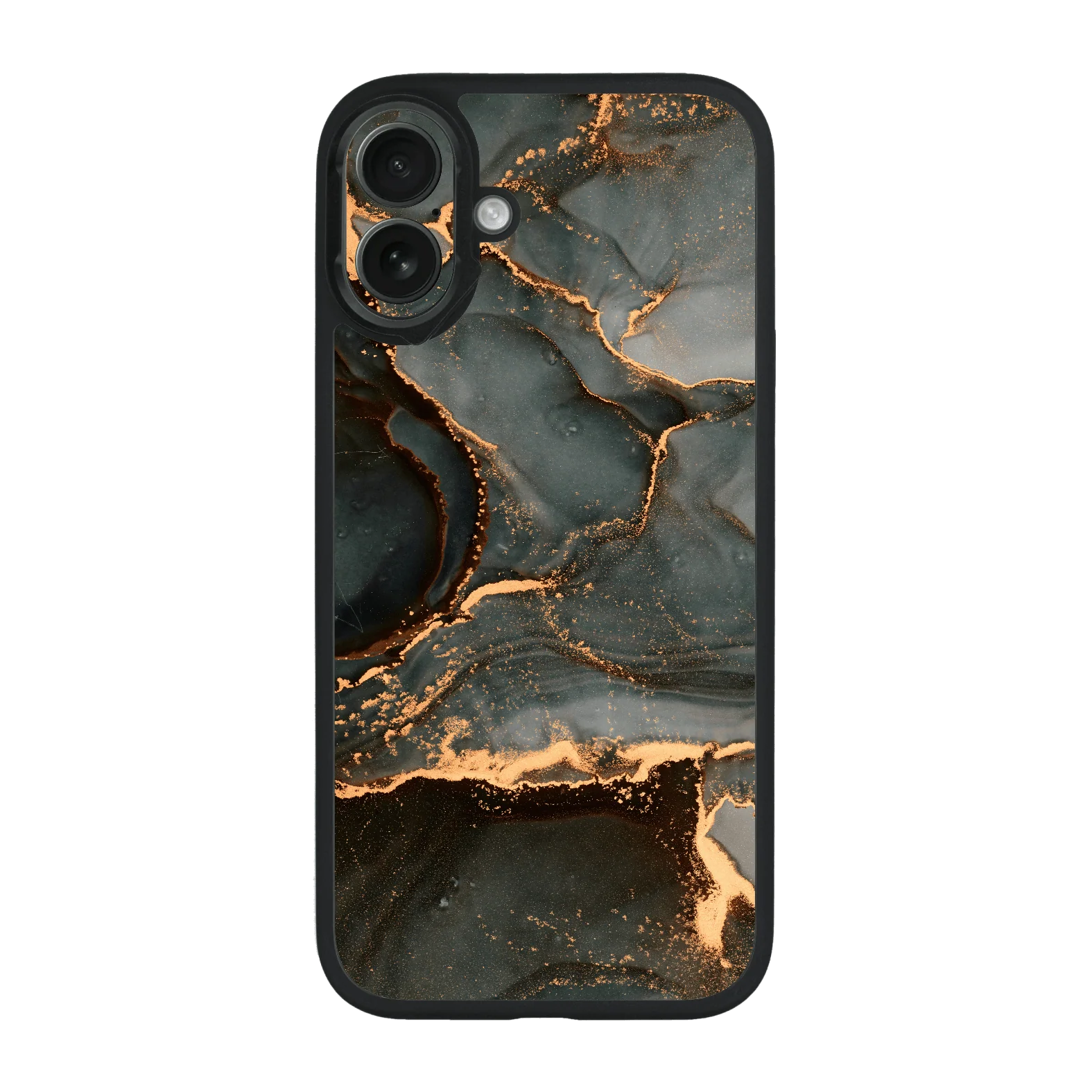 iPhone 16 Plus Qcaze - SIGNATURE AGATE GEODE Deep Forest (Case + Skin Kit)