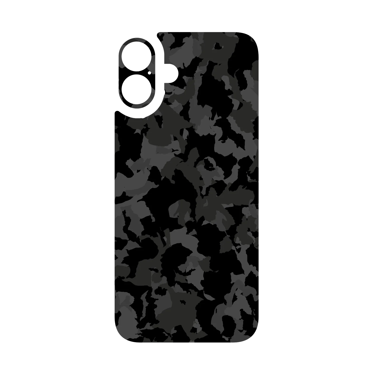 iPhone 16 Plus Qcaze - SIGNATURE DARK SLATE Camouflage (Case + Skin Kit) - Image 3
