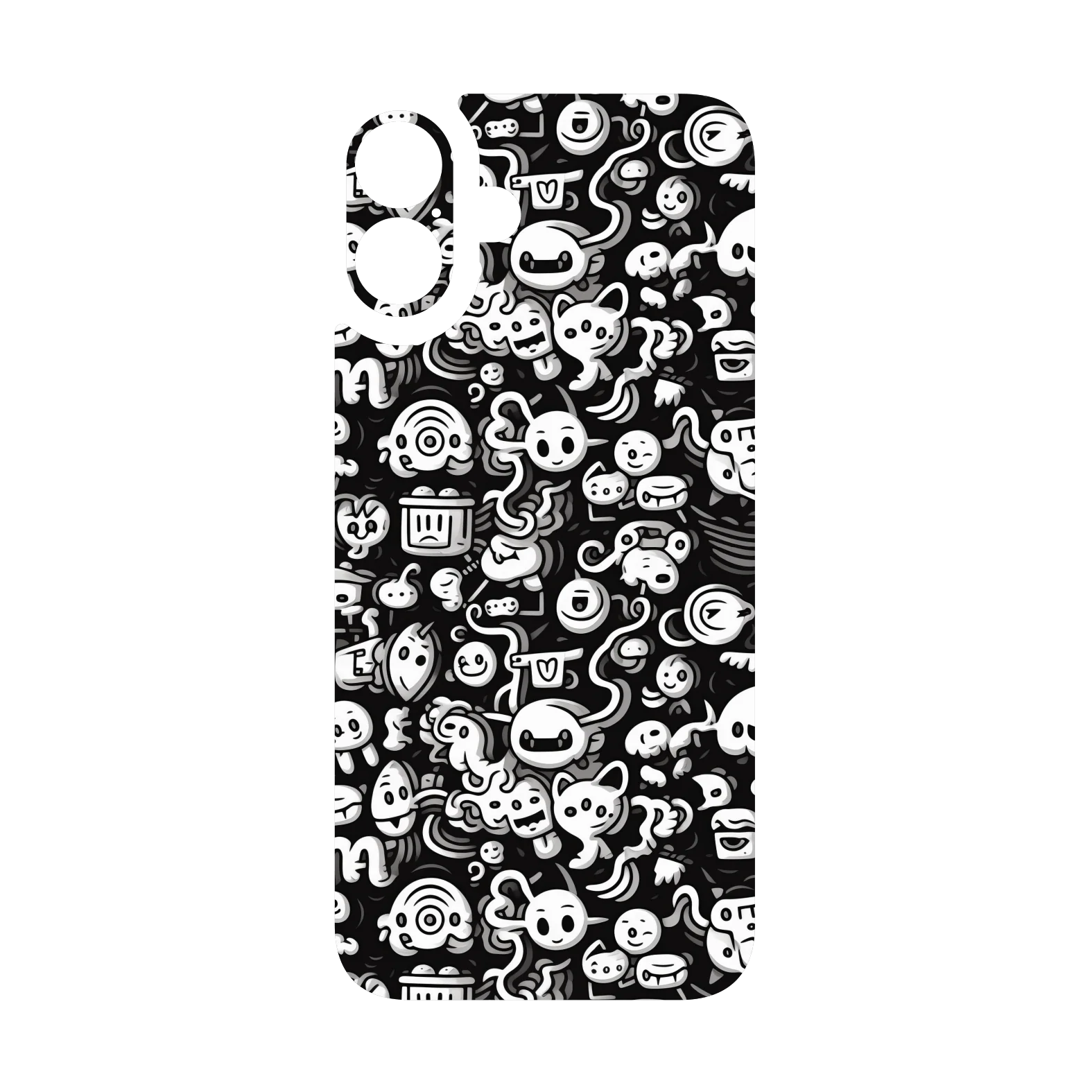 iPhone 16 Plus Qcaze - SIGNATURE Pictogram Party (Case + Skin Kit) - Image 3