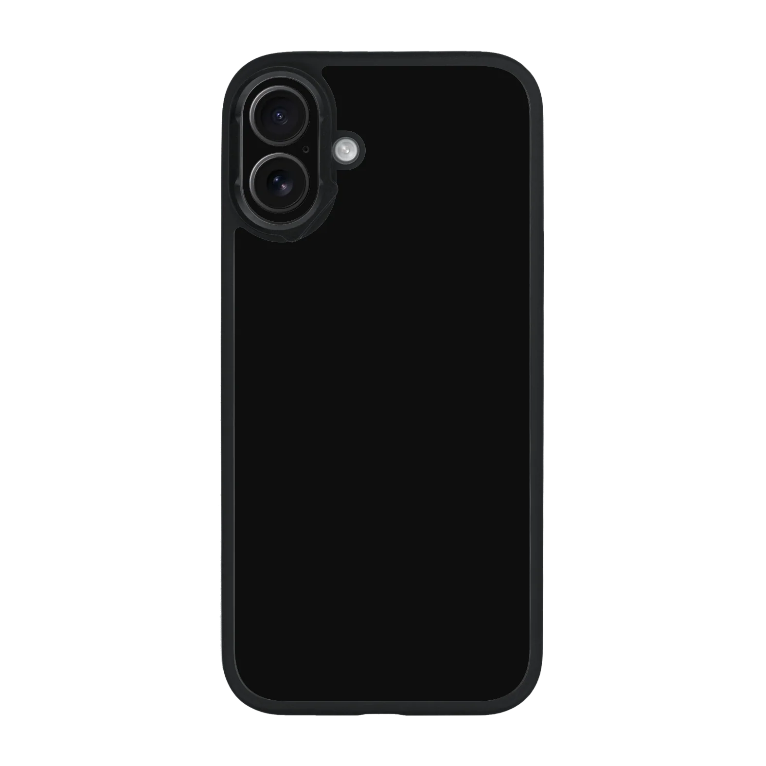 iPhone 16 Plus Qcaze - Soft-Touch PHANTOM Black StealthMatte (Case + Skin Kit)
