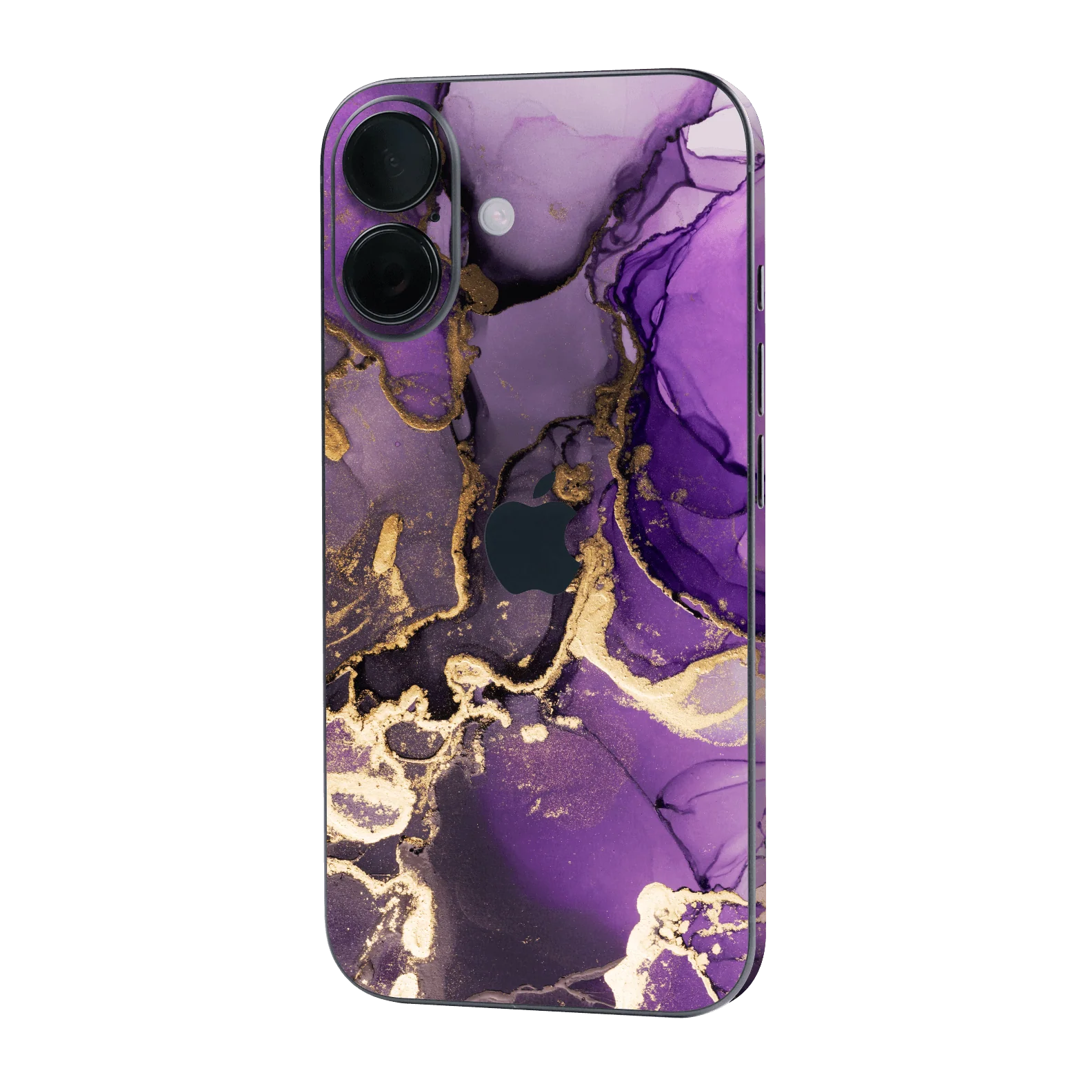 iPhone 16 Plus SIGNATURE AGATE GEODE Purple-Gold Skin