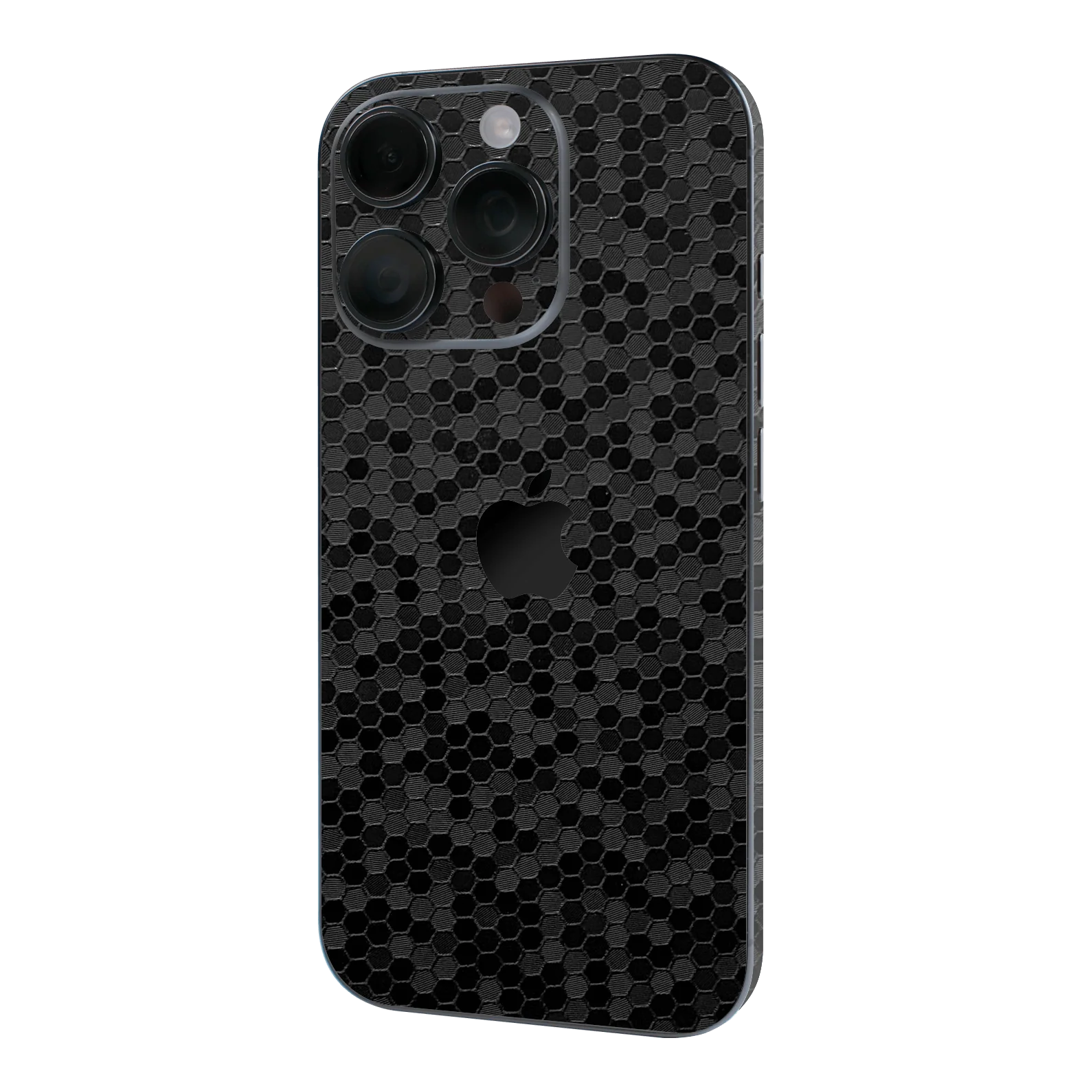 iPhone 16 Pro MAX LUXURIA BLACK HONEYCOMB 3D TEXTURED Skin