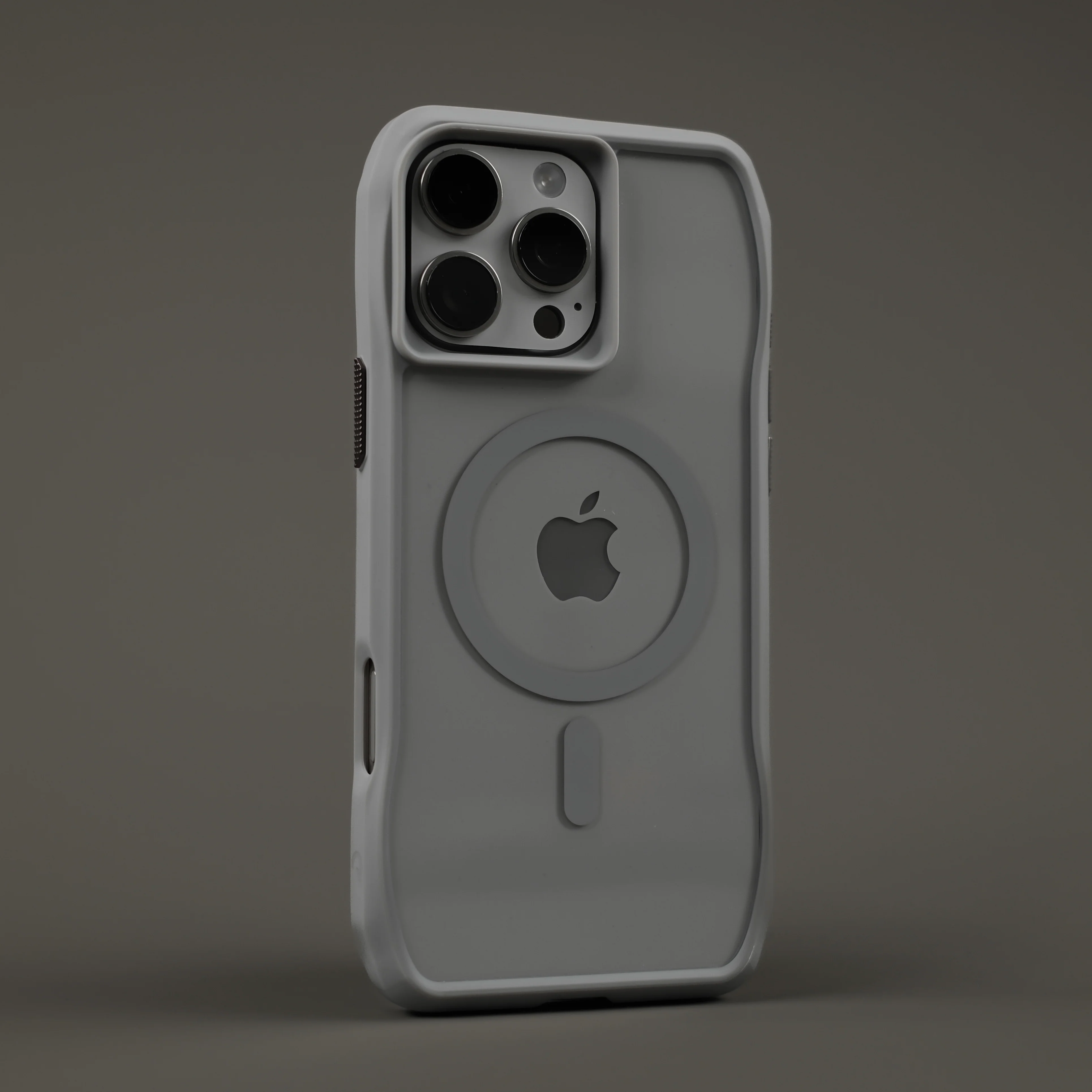 iPhone 16 Pro MAX QCAZE DUO - LUNAR Grey matching Skin + Case