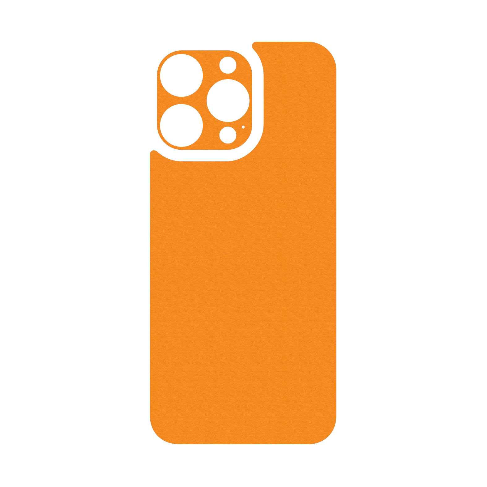 iPhone 16 Pro MAX Qcaze - LUXURIA Sunrise Orange Matt Textured (Case + Skin Kit) - Image 3