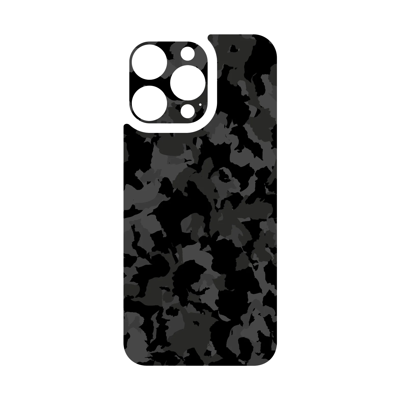 iPhone 16 Pro MAX Qcaze - SIGNATURE DARK SLATE Camouflage (Case + Skin Kit) - Image 3