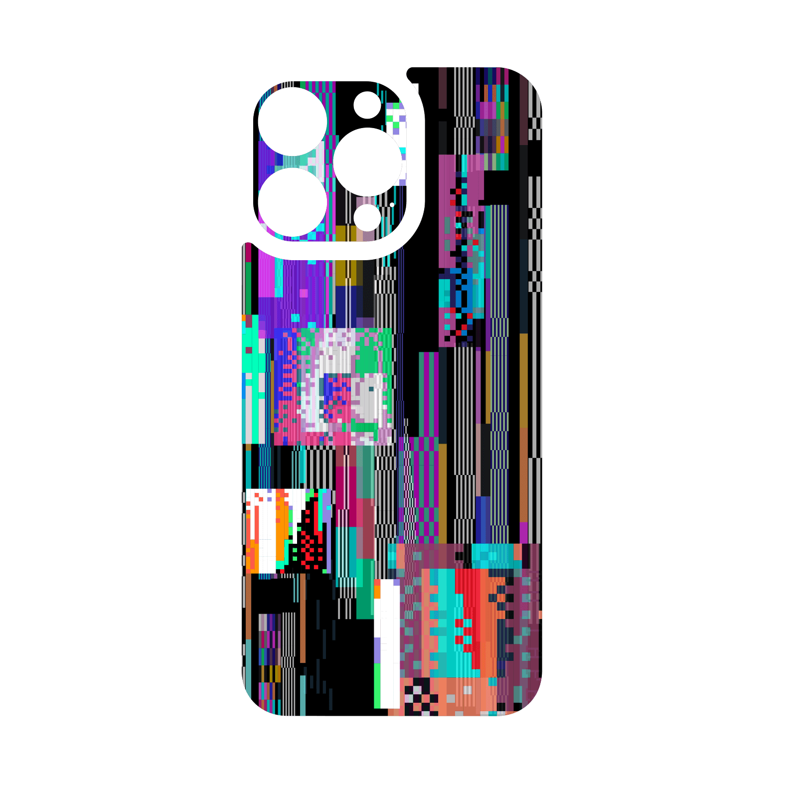 iPhone 16 Pro MAX Qcaze - SIGNATURE Glitchscape (Case + Skin Kit) - Image 3