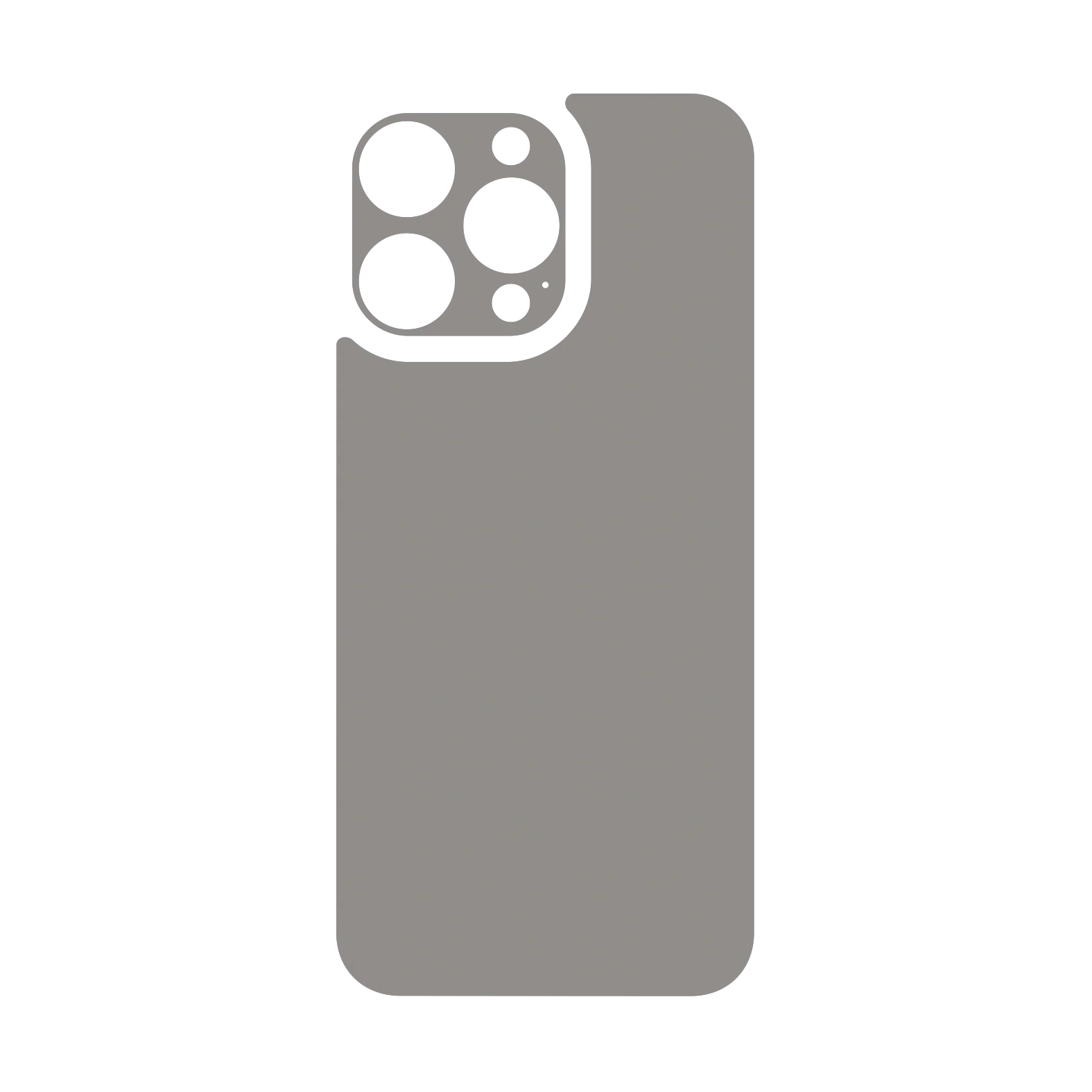 iPhone 16 Pro MAX Qcaze - Soft-Touch LUNAR Grey StealthMatte (Case + Skin Kit) - Image 3