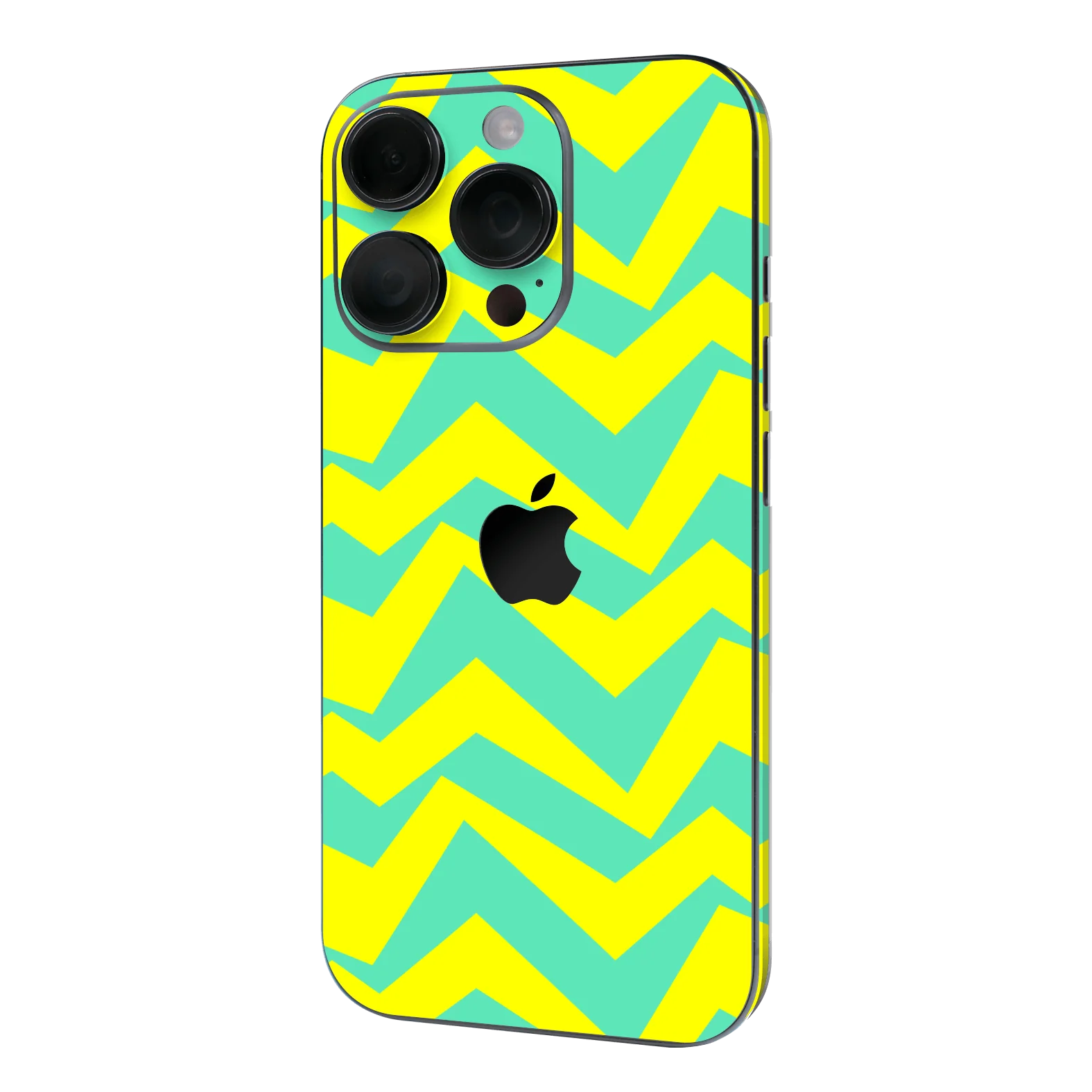 iPhone 16 Pro MAX SIGNATURE ZigPop Yellow-Turquoise Skin